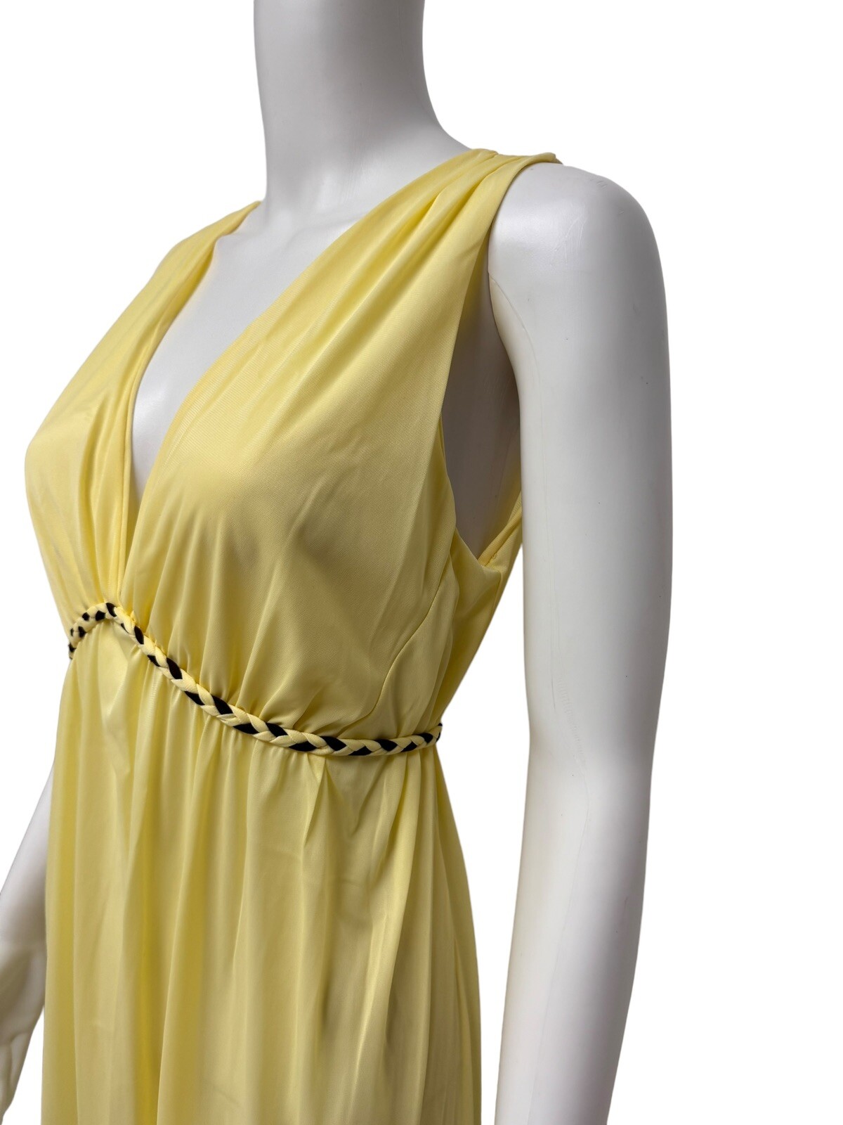 Vintage Avian Lingerie women’s Lingerie Babydoll Nightgown yellow size M