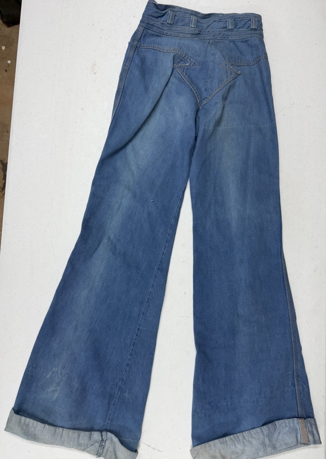 Vintage N’est Ce Pas Bell Bottom Jeans W24 L28 100% Cotton