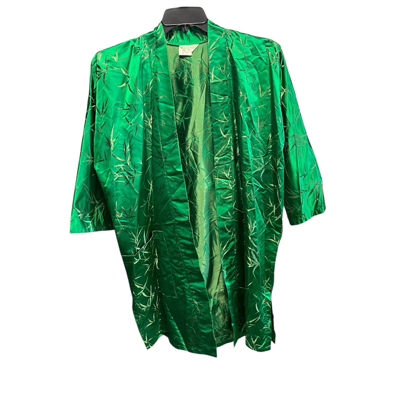 Vintage Hookano Hawaii Silk Blend Kimono Style Duster Robe