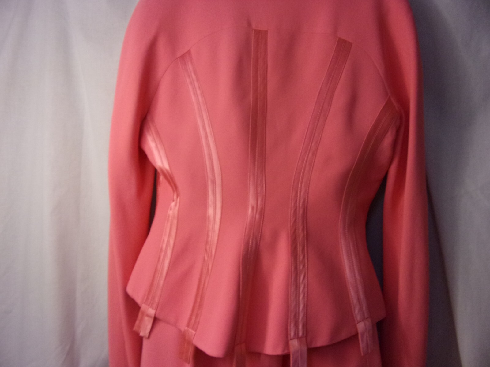 Vintage 1980S Evelyne Mandel Paris Barbie Pink Skirt Suit 10 Super Cool