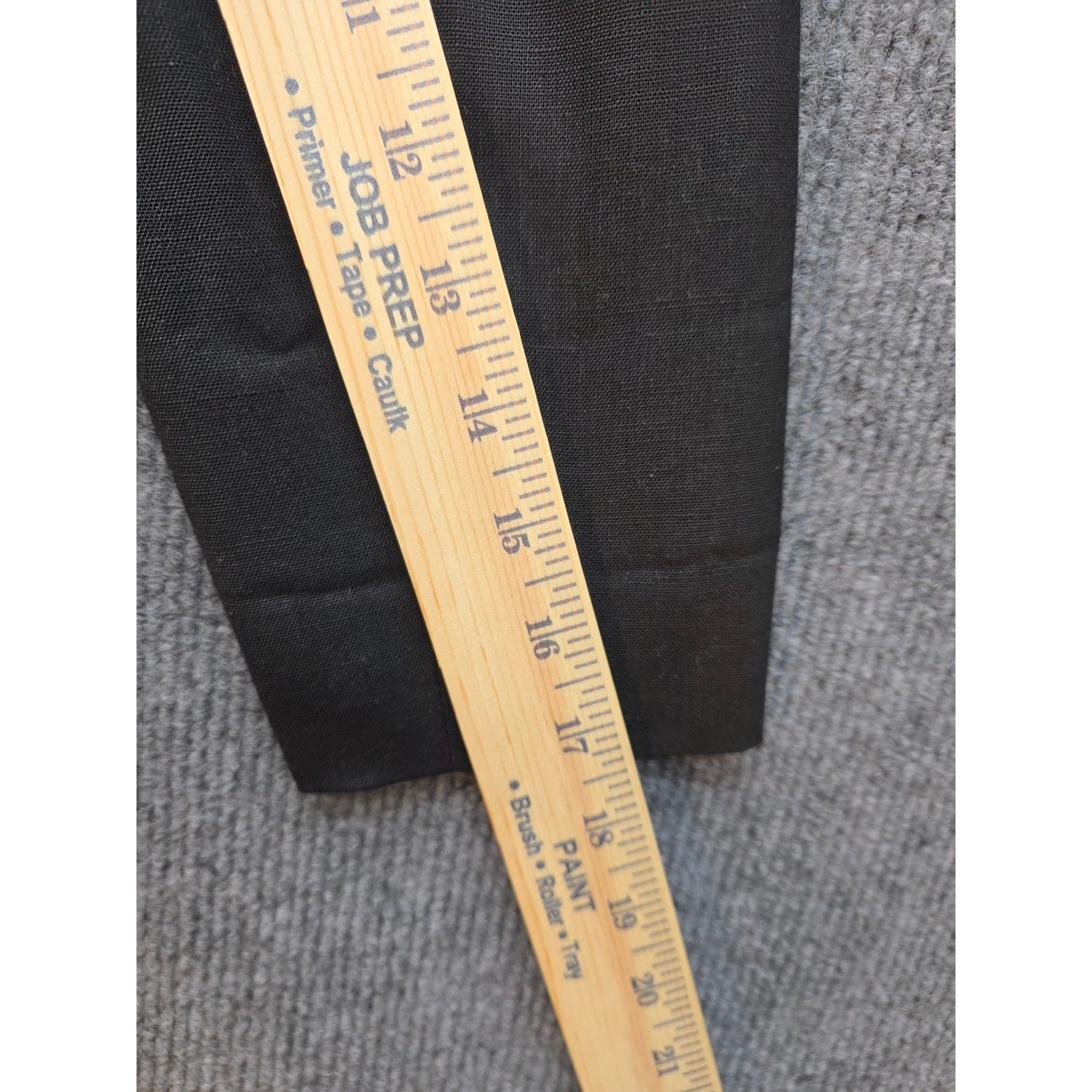Stanley Blacker Safari Jacket Women 10 Black Excellent VTG Belted Linen Blend