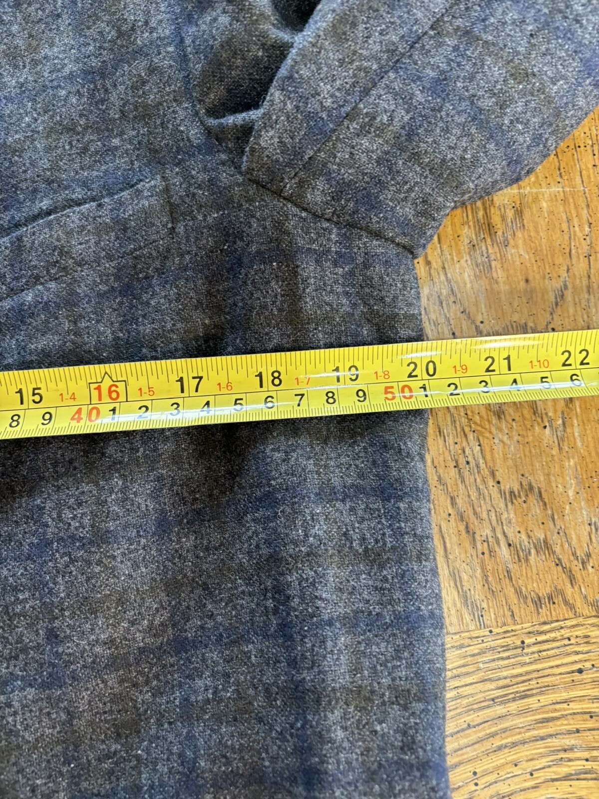 Sears Fraternity Prep Vintage Blazer Sport Coat Gray Plaid 40