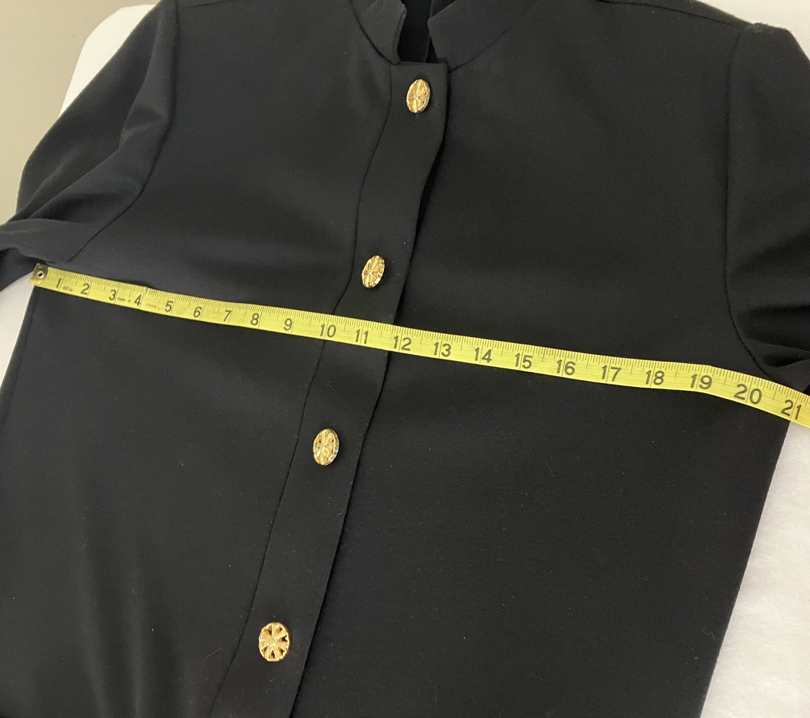 Vtg 80s Anastasia Pocket Front Little Black Dress Women’s Sz 10 Made in USA