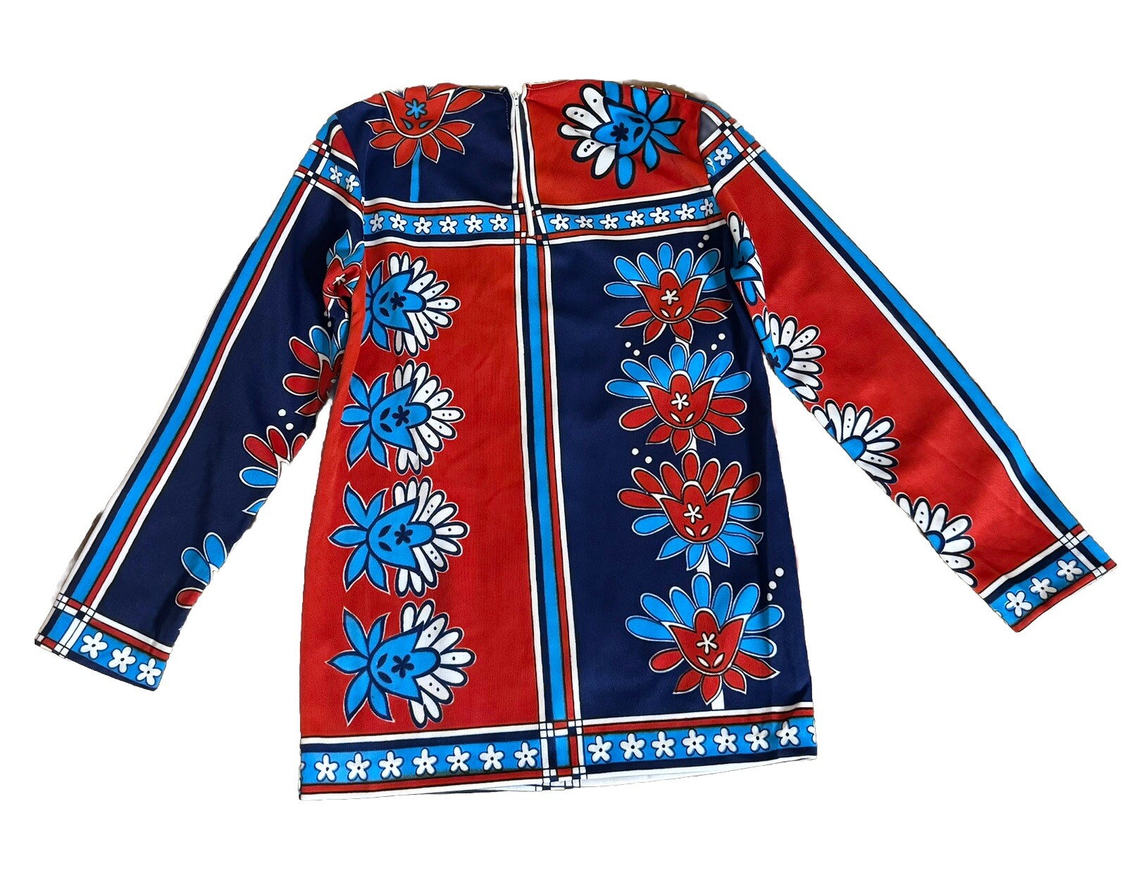 HELEN SUE Red, White & Blue Vintage RETRO 1960’s MOD Tunic Top.