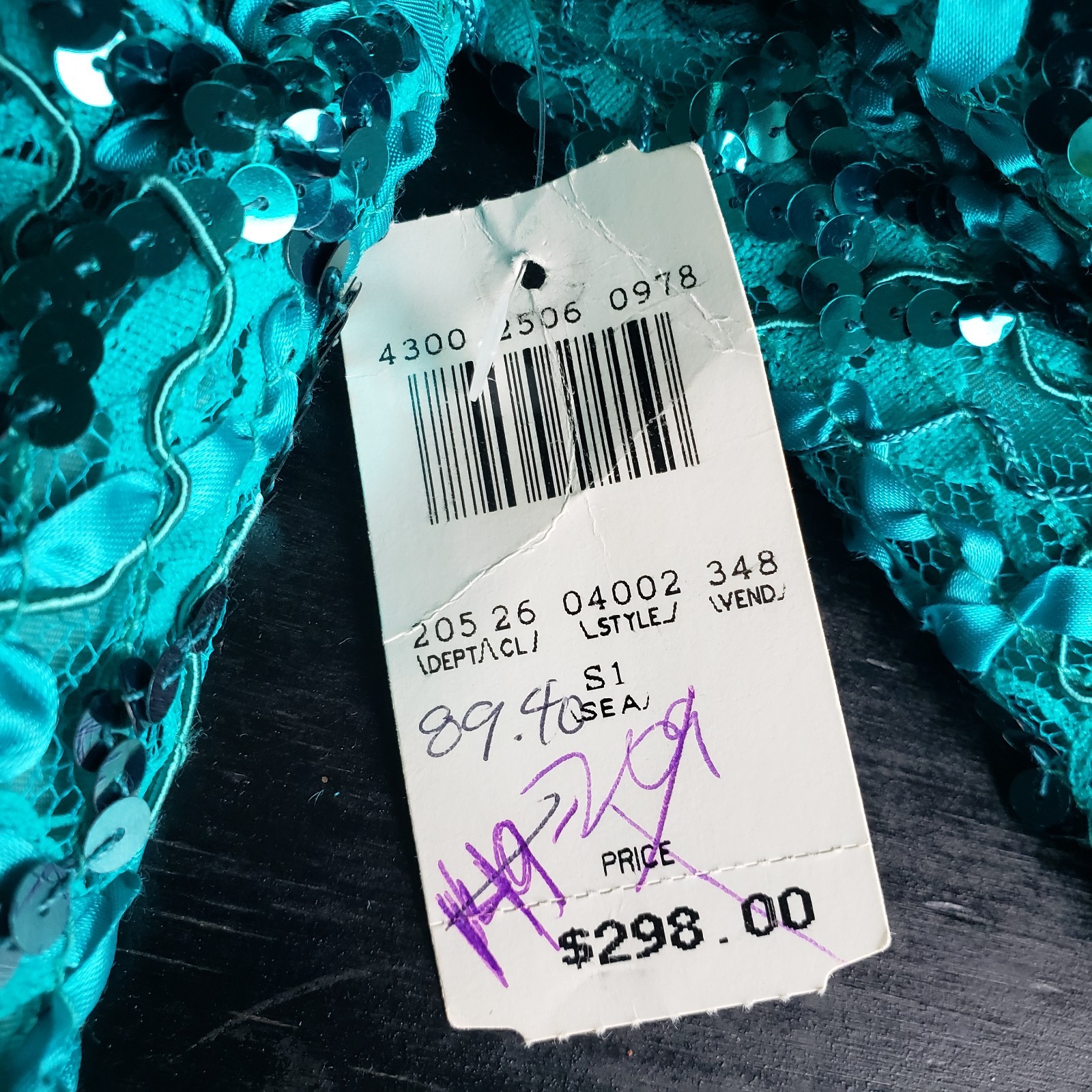 Green Sequin Jacket 20W Katherine Lindsay By Matthew Evening Party Glam Cocktail