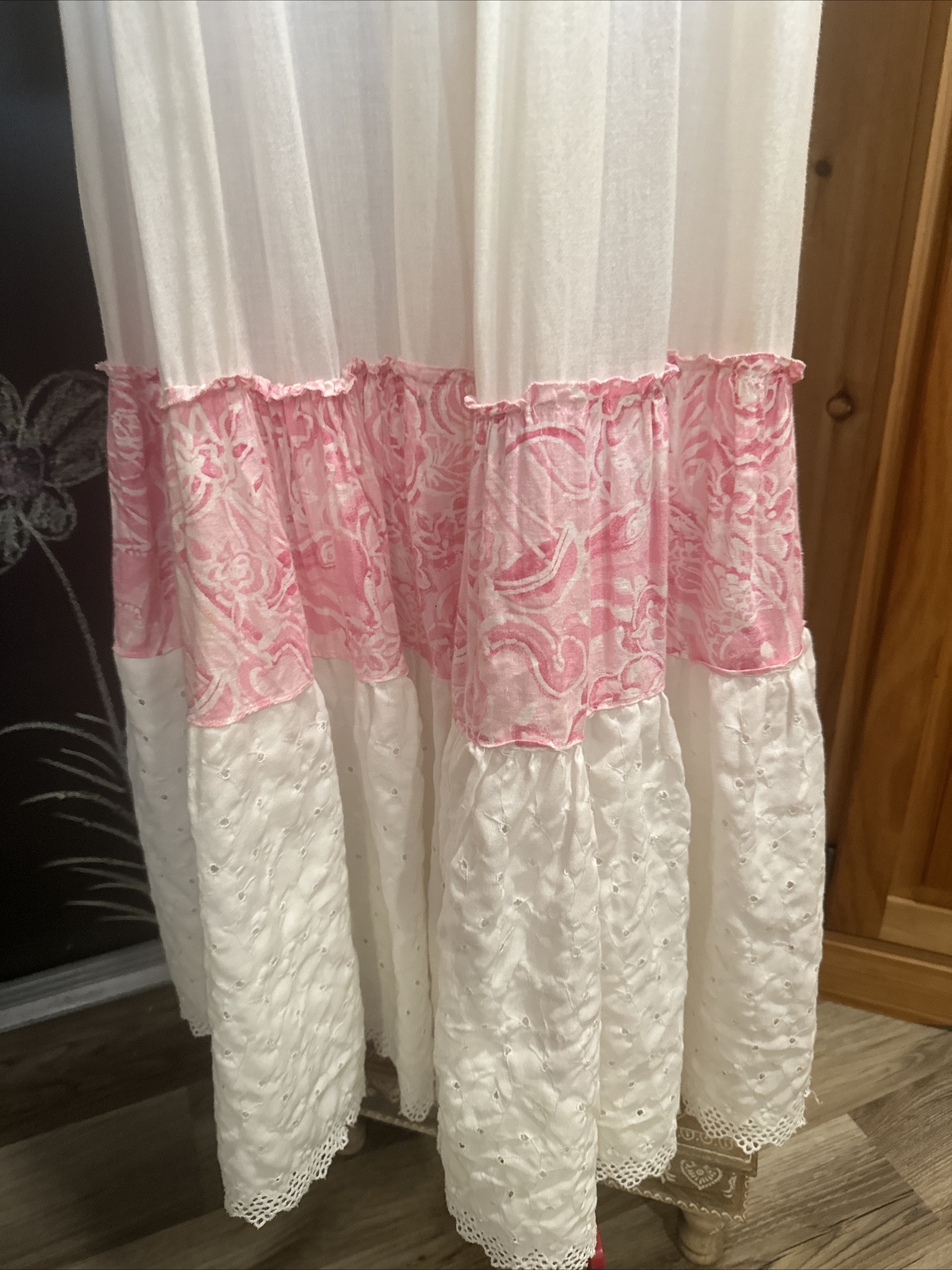Vintage Body Drama Lingerie/Boho inspired kimono/ Nightgown Size L/XL