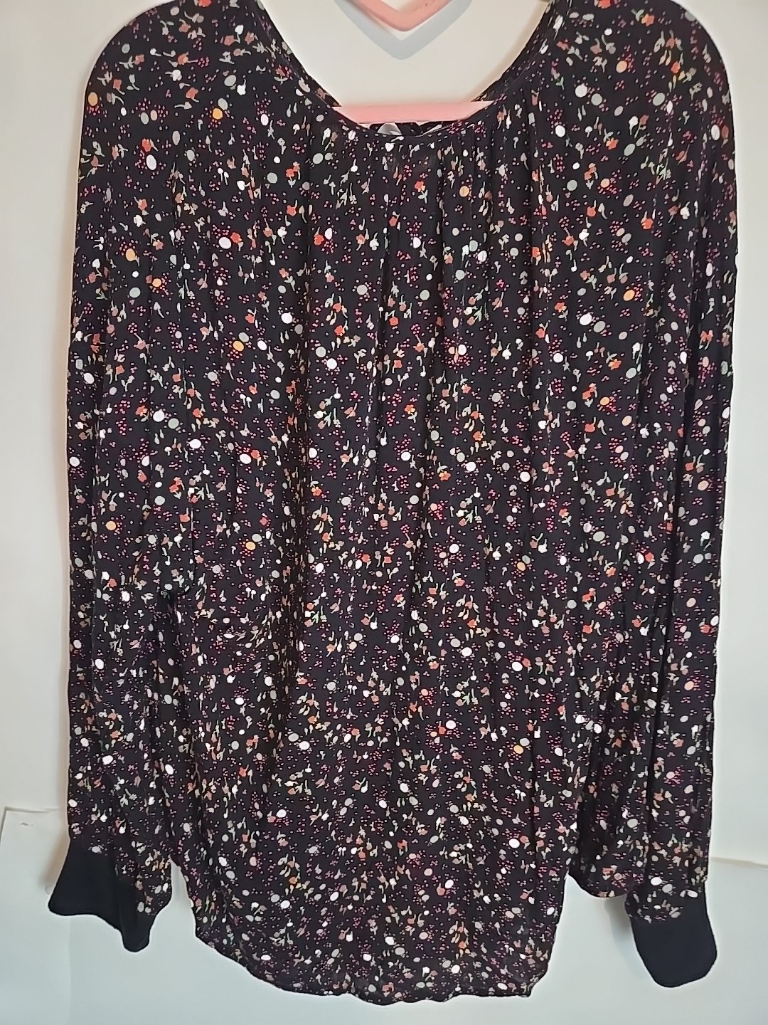 Vintage Y2k Juicy Couture Grannycore Blouse L/s Cottagecore Size 2xl Floral