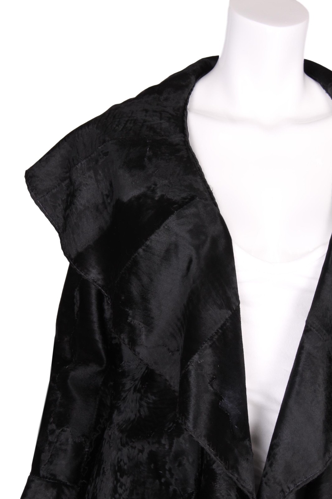 DENNIS BASSO Vintage Black Russian Broadtail Fur Coat – M/L – RET. $22k