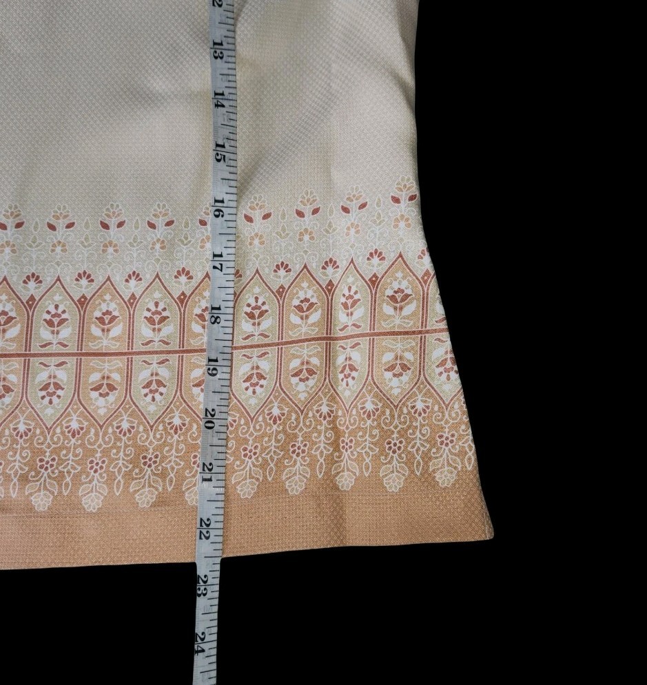 Vintage Tommy Bahama Size 4 S Small Women’s 100% Silk Top Pant Set Yellow Floral