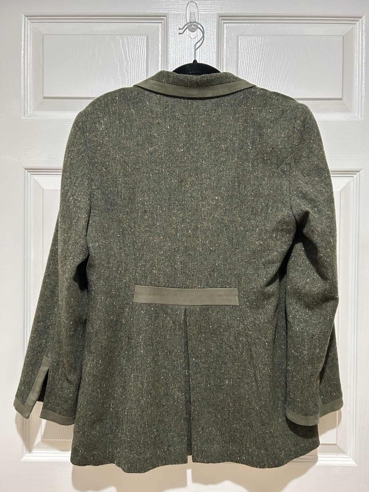 Vintage Donna Ricco Women’s 100% Olive Green Jacket Size 12 Blazer