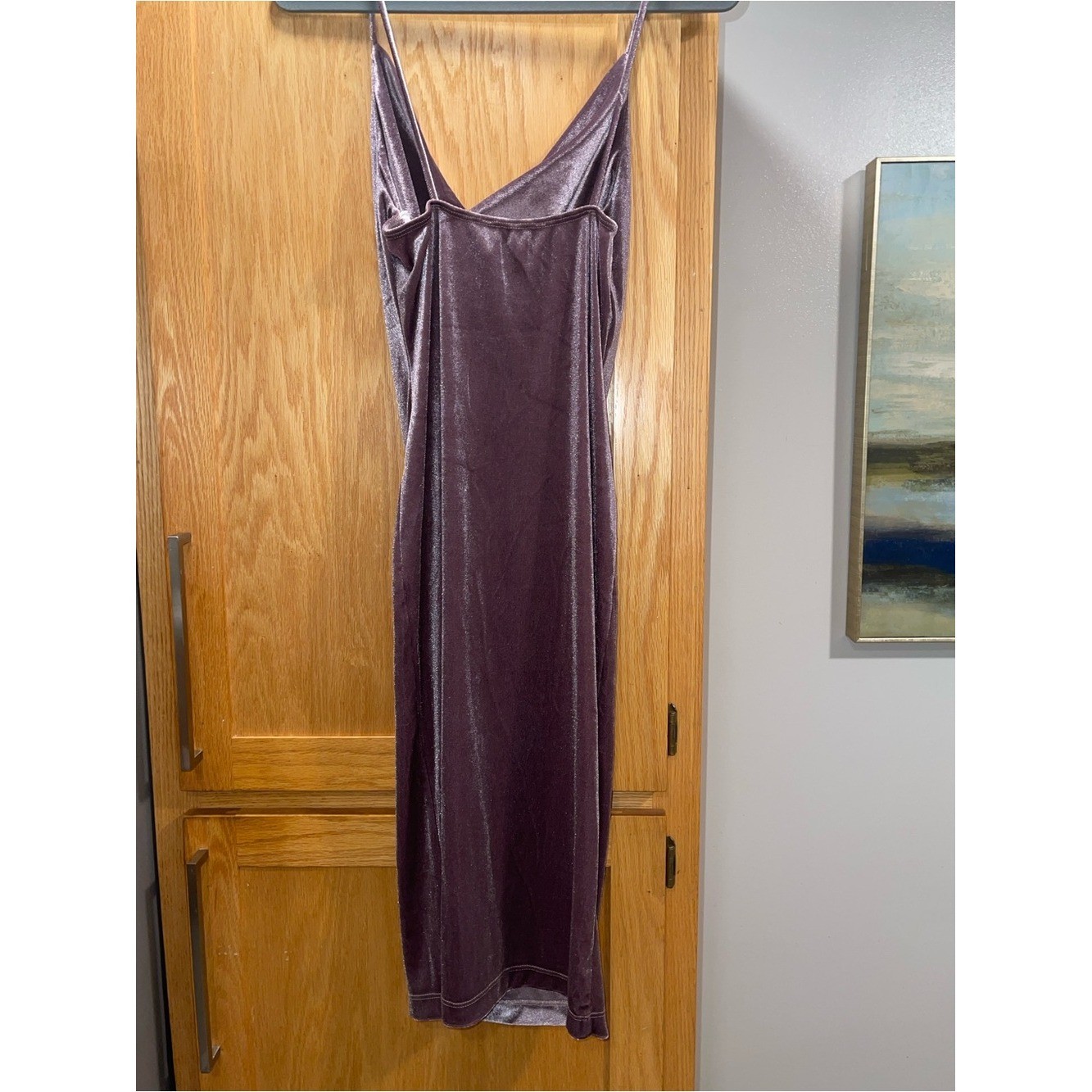 Lulu’s Velvet Mauve / Pink Cowl Neck Midi | Sz Small | Events Wedding Party