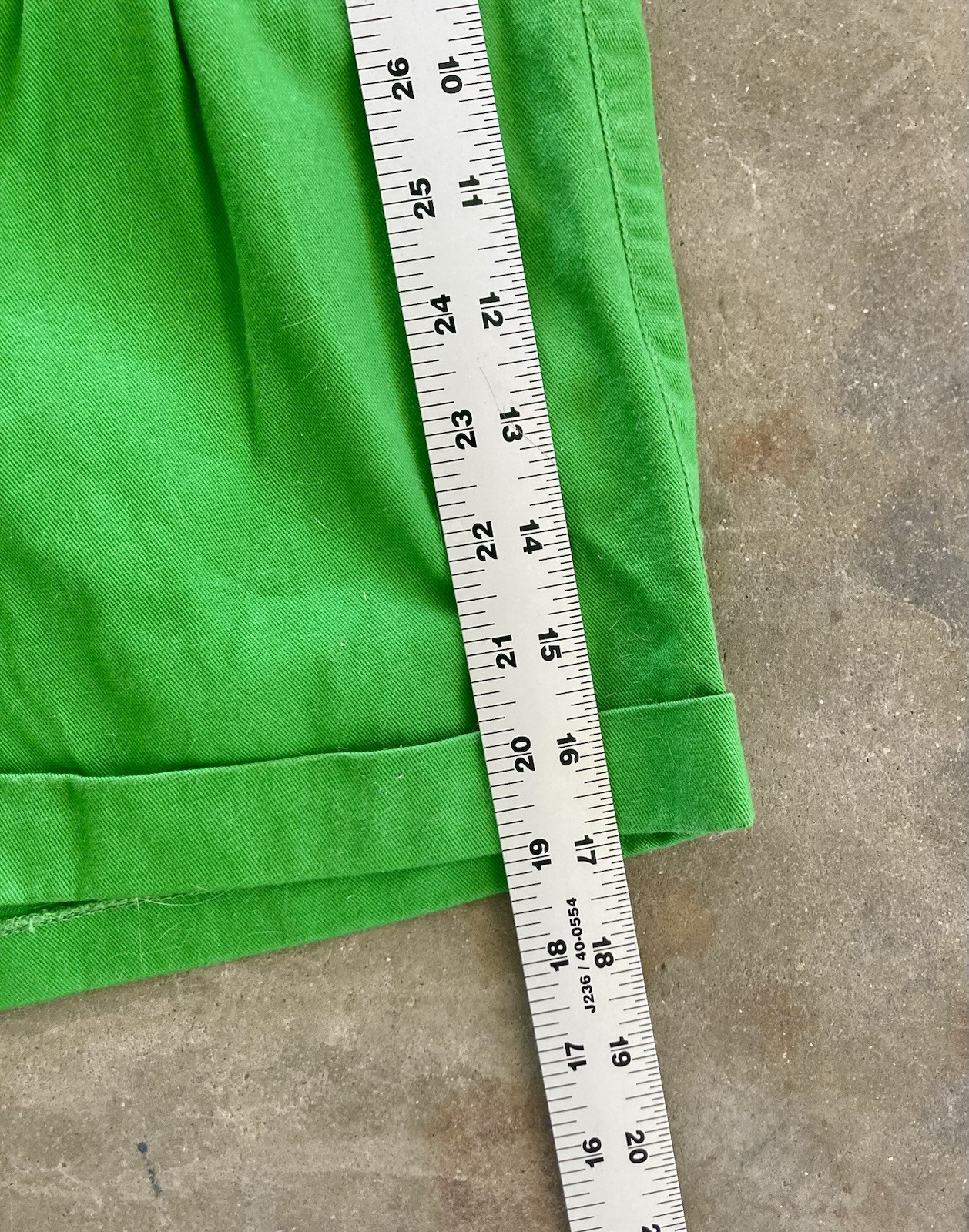 Vintage 80s Green Cotton High Waisted Shorts Tag Size 8 Spring St. Patrick’s Day