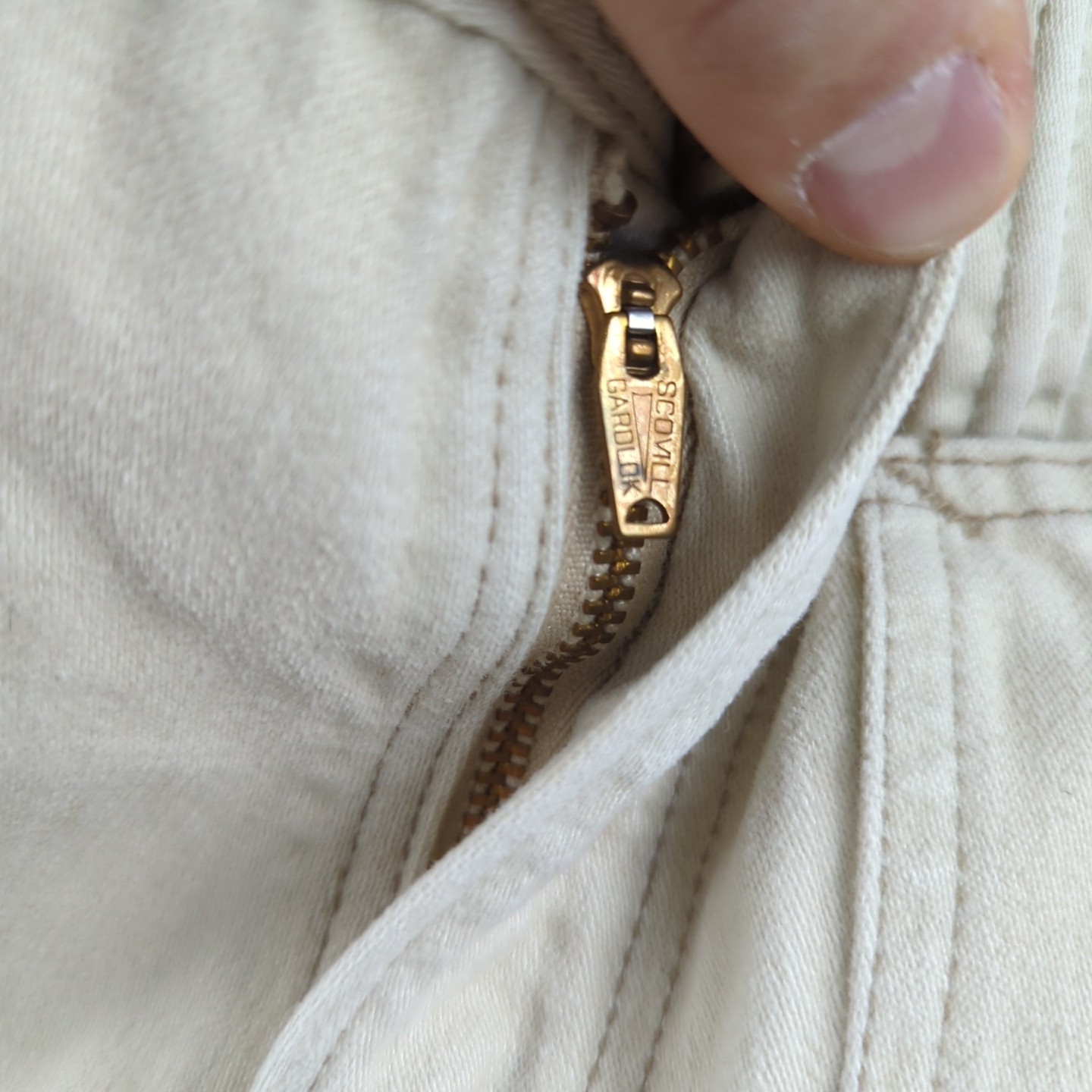 Vintage 1960s Lee Flares Pants Womens Meas 29×34 Beige Moleskin Bell Bottoms