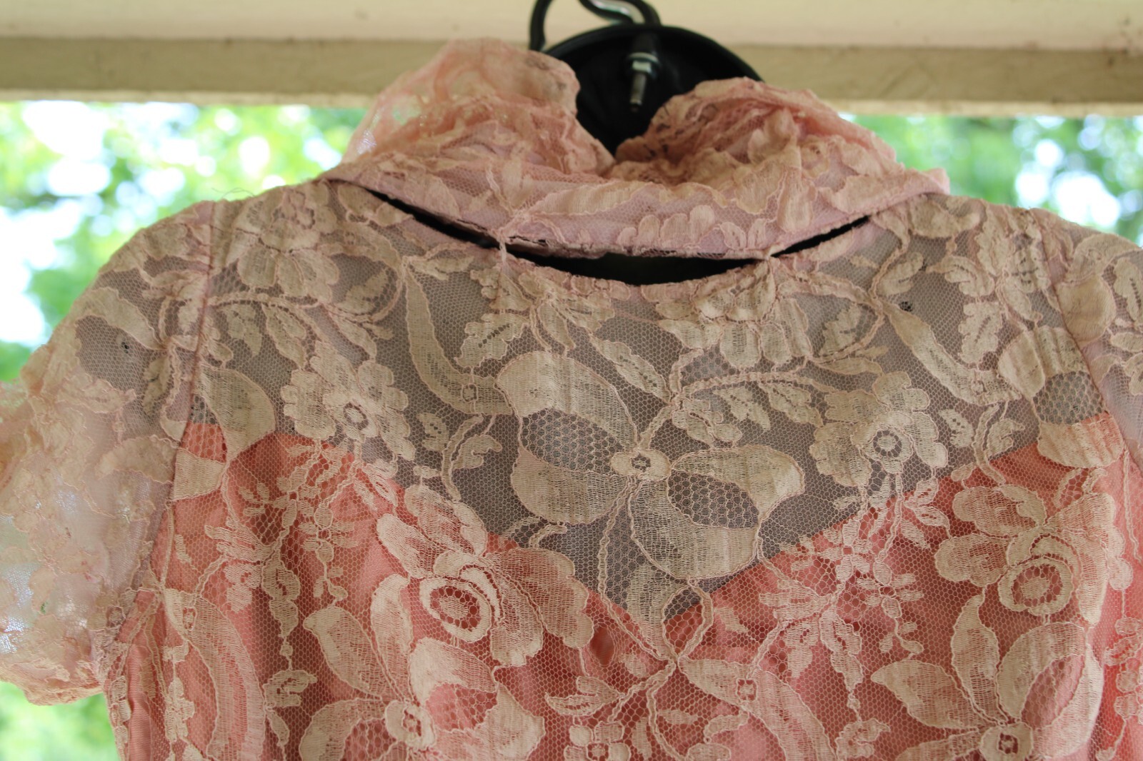 ALL LACE & TAFFITA FULL LENGTH DRESS TAGGED LADIES INTERNATIONAL Workers UNION