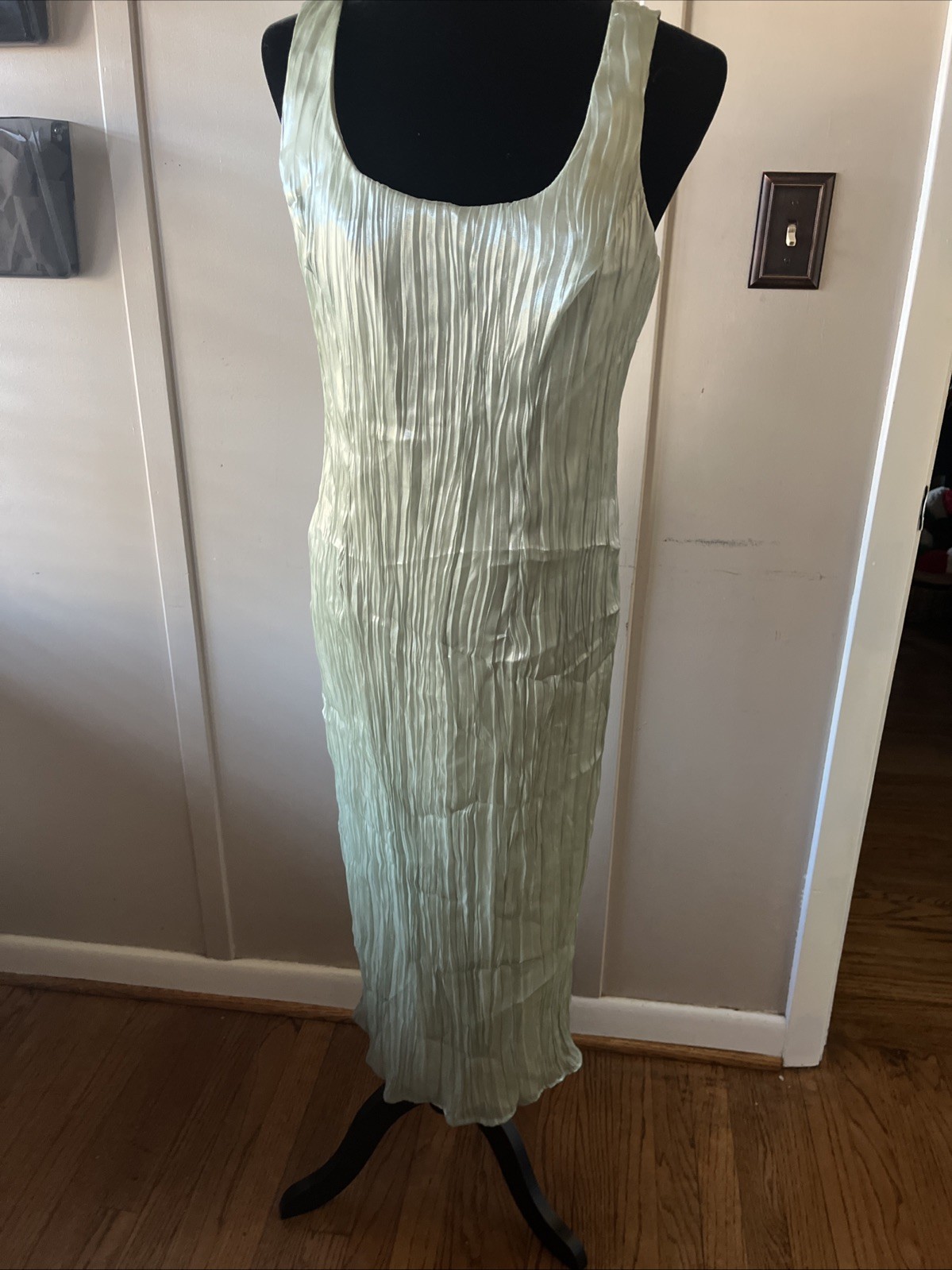 Vintage J.R. Nites By Caliendo Formal Dress And Jacket Set Sea Green Size 10