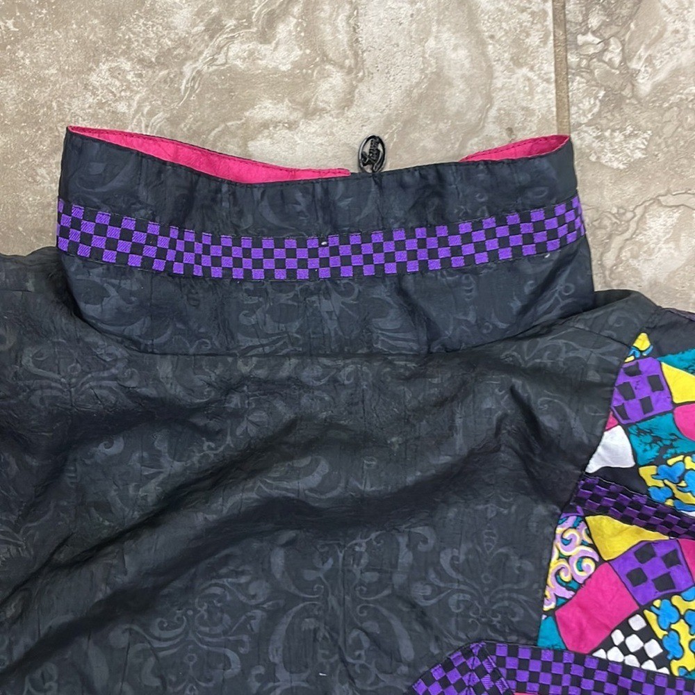 Vintage Lavon Patchwork Checkered Paisley Jacket M