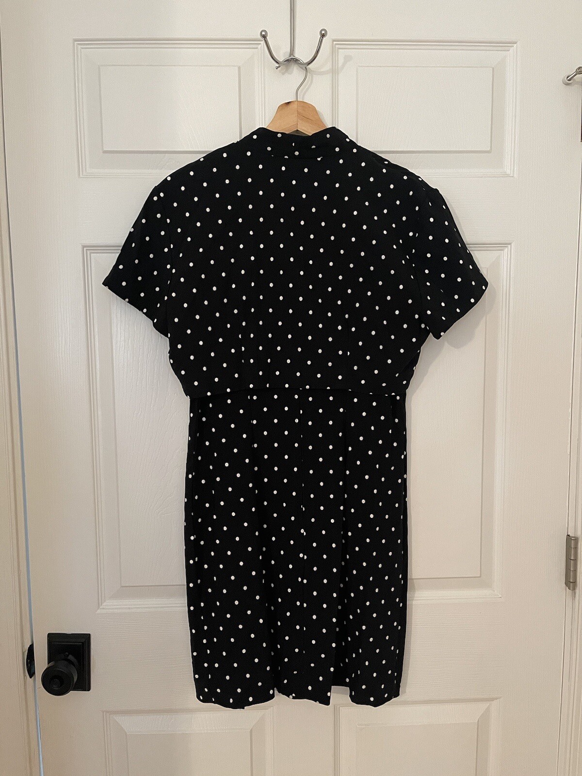 Dawn Joy Vintage Dainty Girly (M) 9/10 Two Piece Polka Dot Dress & Jacket USA