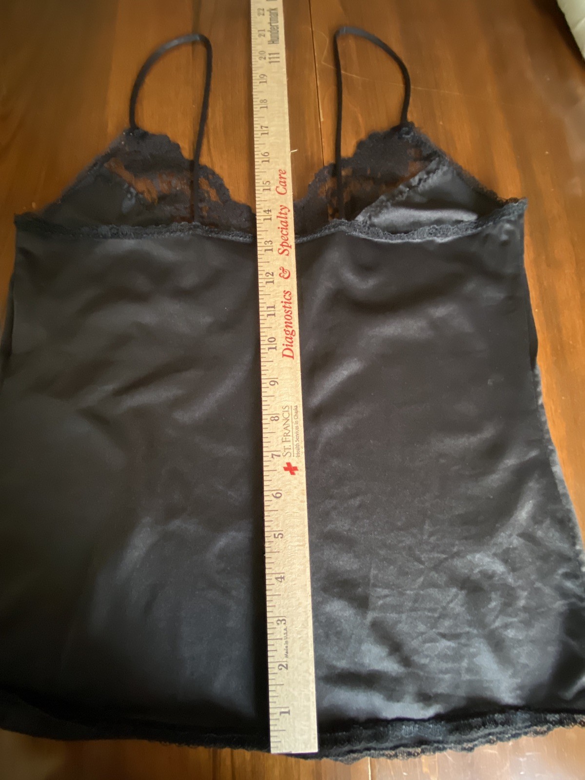 Black Camisole Private Treasures by Avon Size Small (8-10) 100% Nylon