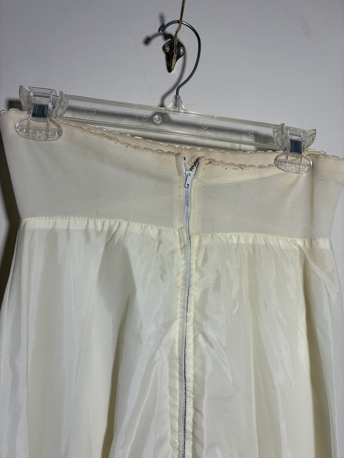 VTG Darling Wedding Prom Crinoline Tulle Layer Nylon Underskirt Petticoat SZ 10