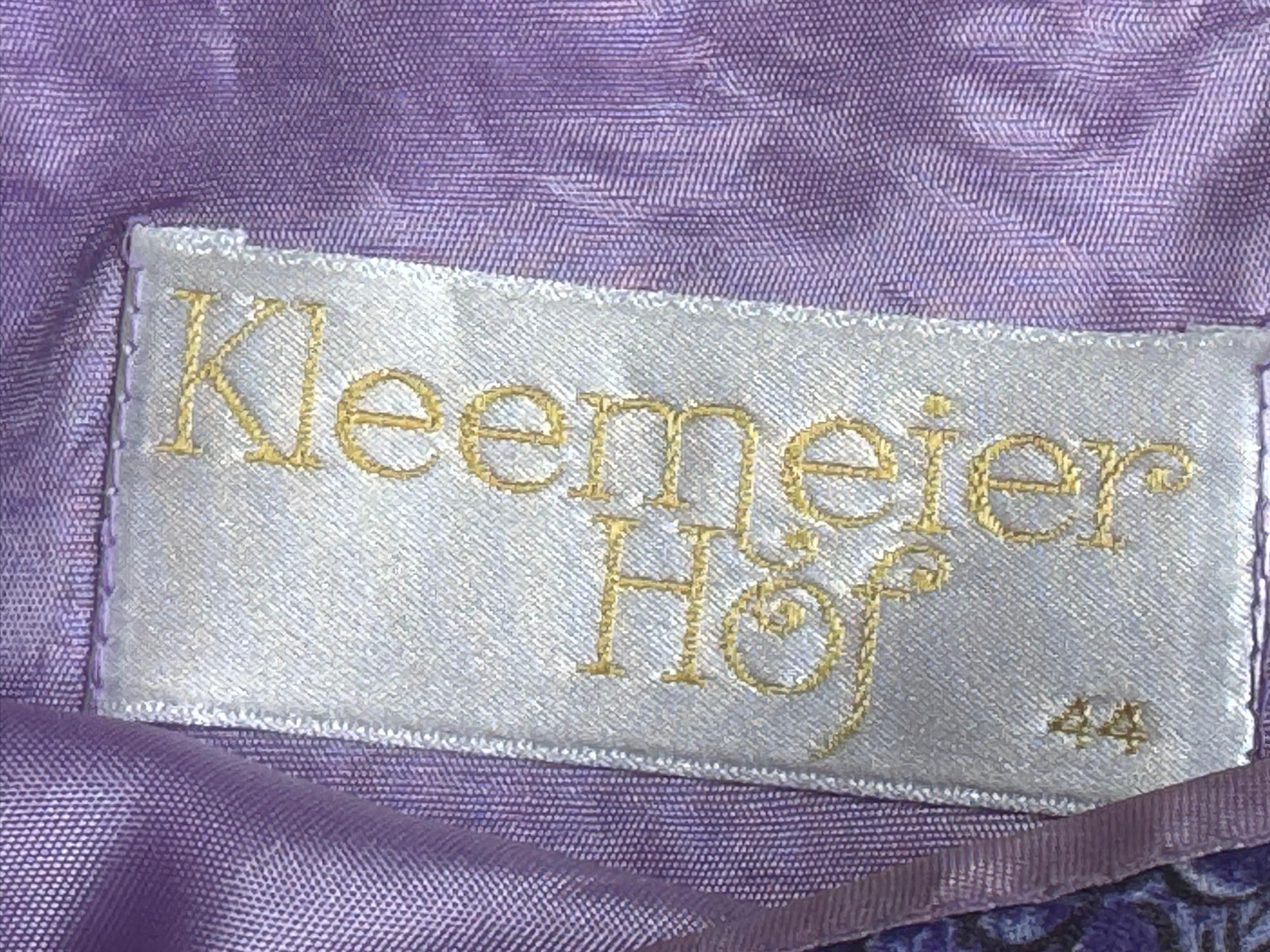 Vintage 70s Maxi Dress Kleemeier Hof Purple Evening Gown w/ Bolero Boho Gala 38 40