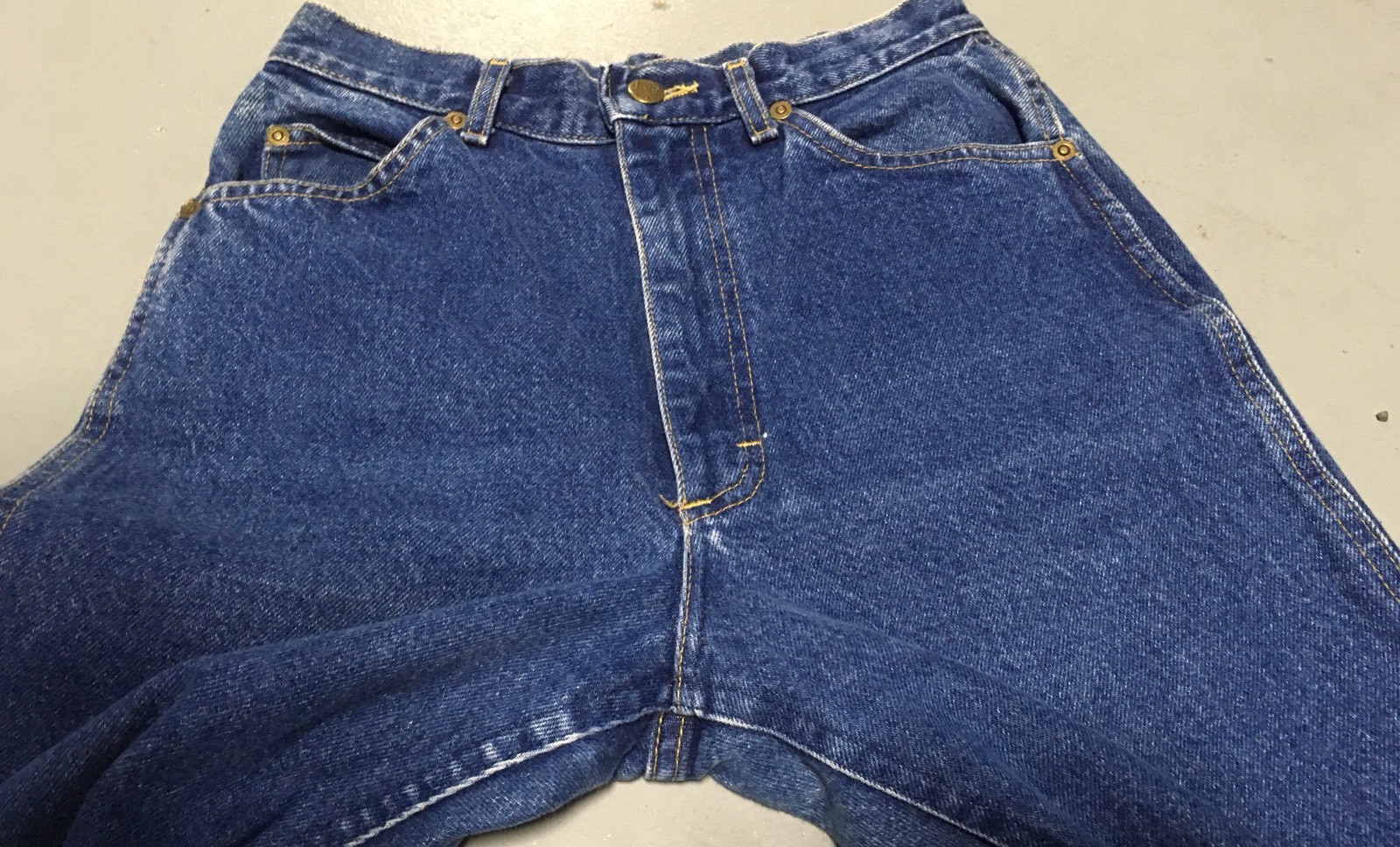 Vintage Lee Jeans High Waist Made In USA 8 Med 26 1/2” Waist Lee Riders 80s 90s