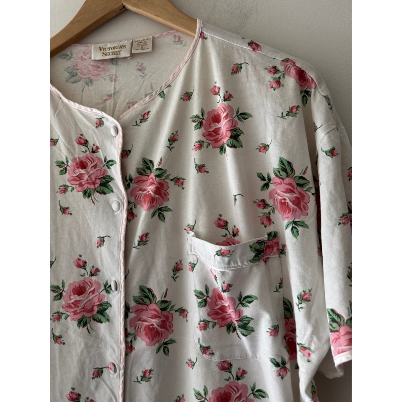 Victoria’s Secret Vintage 90s Gold Label Night Gown Shirt Floral