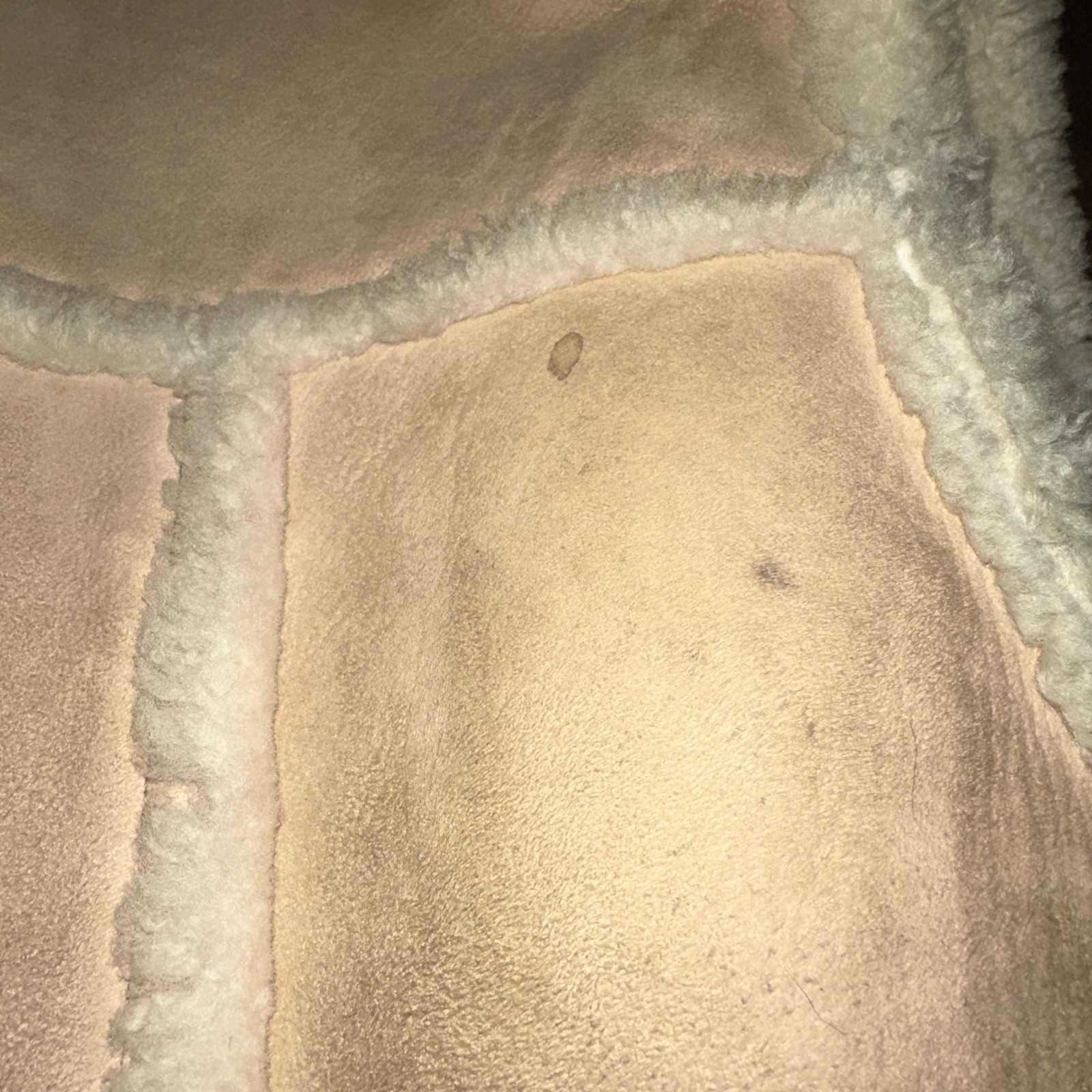Vintage Sheepskin Women’s Vest Open Size Medium Reversible