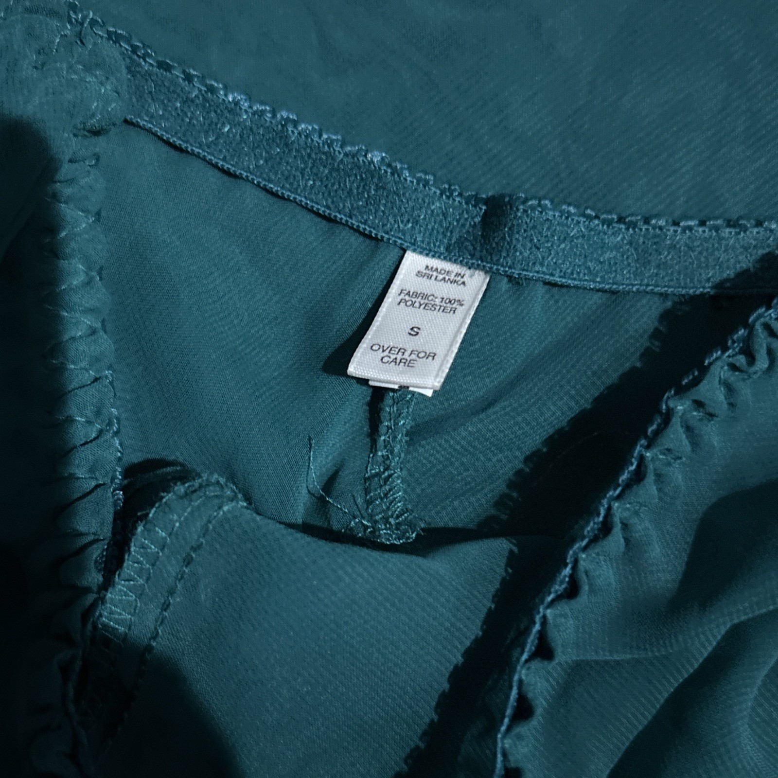 Victoria’s Secret Rare Vintage Y2K Green Velvet Babydoll Nighty Ruffle Thong Set
