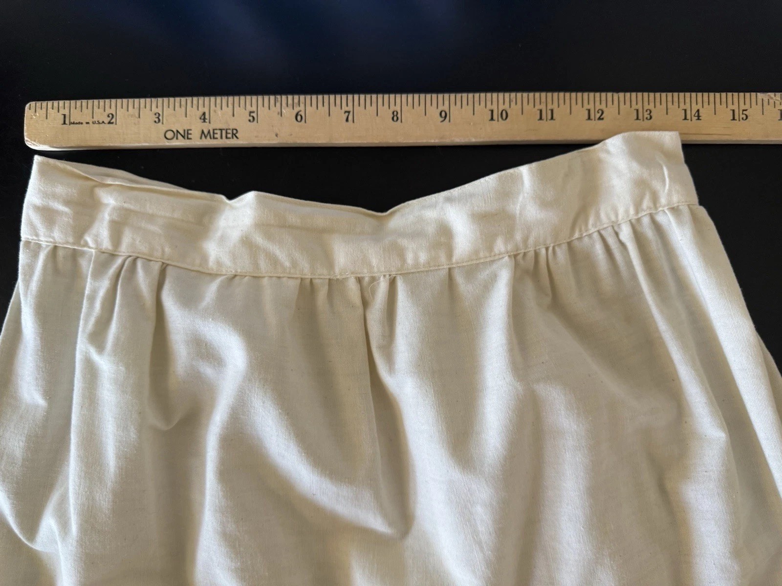 Vtg 70s Jessica’s Gunnies Gunne Sax Cream Cotton Prairie Skirt Crochet Lace 13