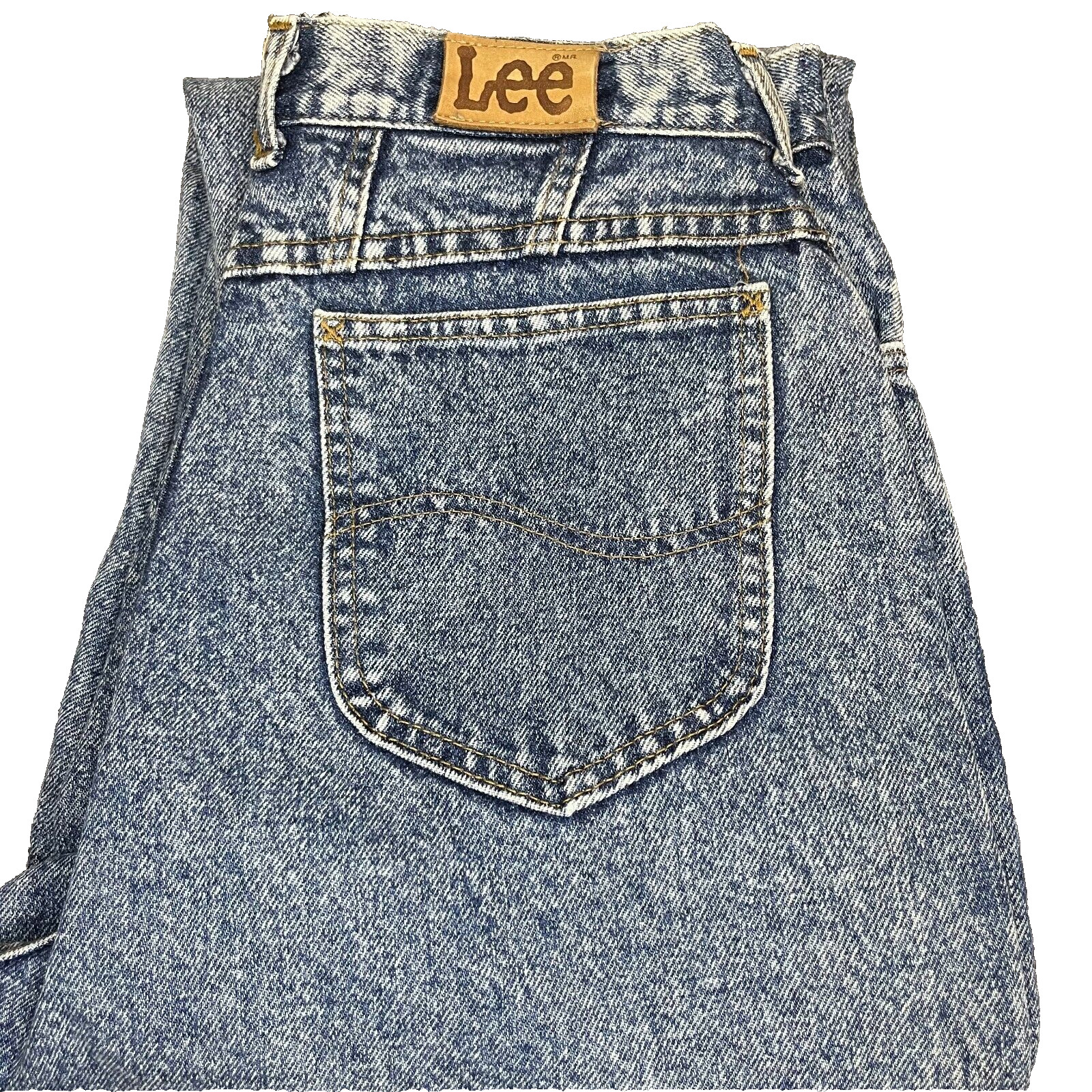 Vintage Lee Riders High Waist Tapered Leg Size 14 (31×28) USA Made