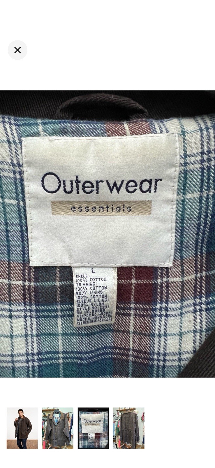 Vintage Clothing Men’s Outerwear Brand Jacket