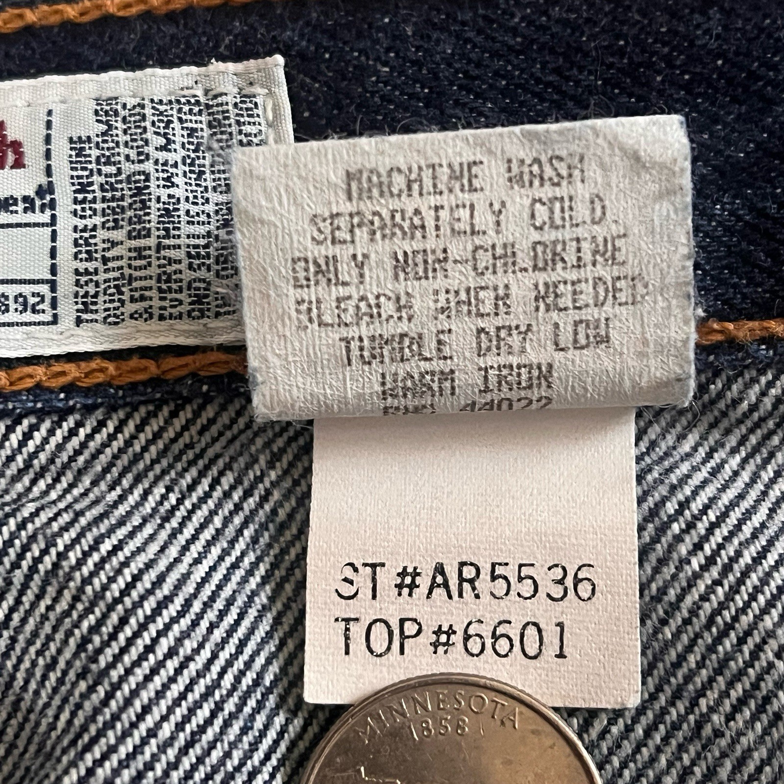 VTG 90s Abercrombie & Fitch High-Rise Bootcut Rigid Jeans Women’s Sz 8 Raw 30×27