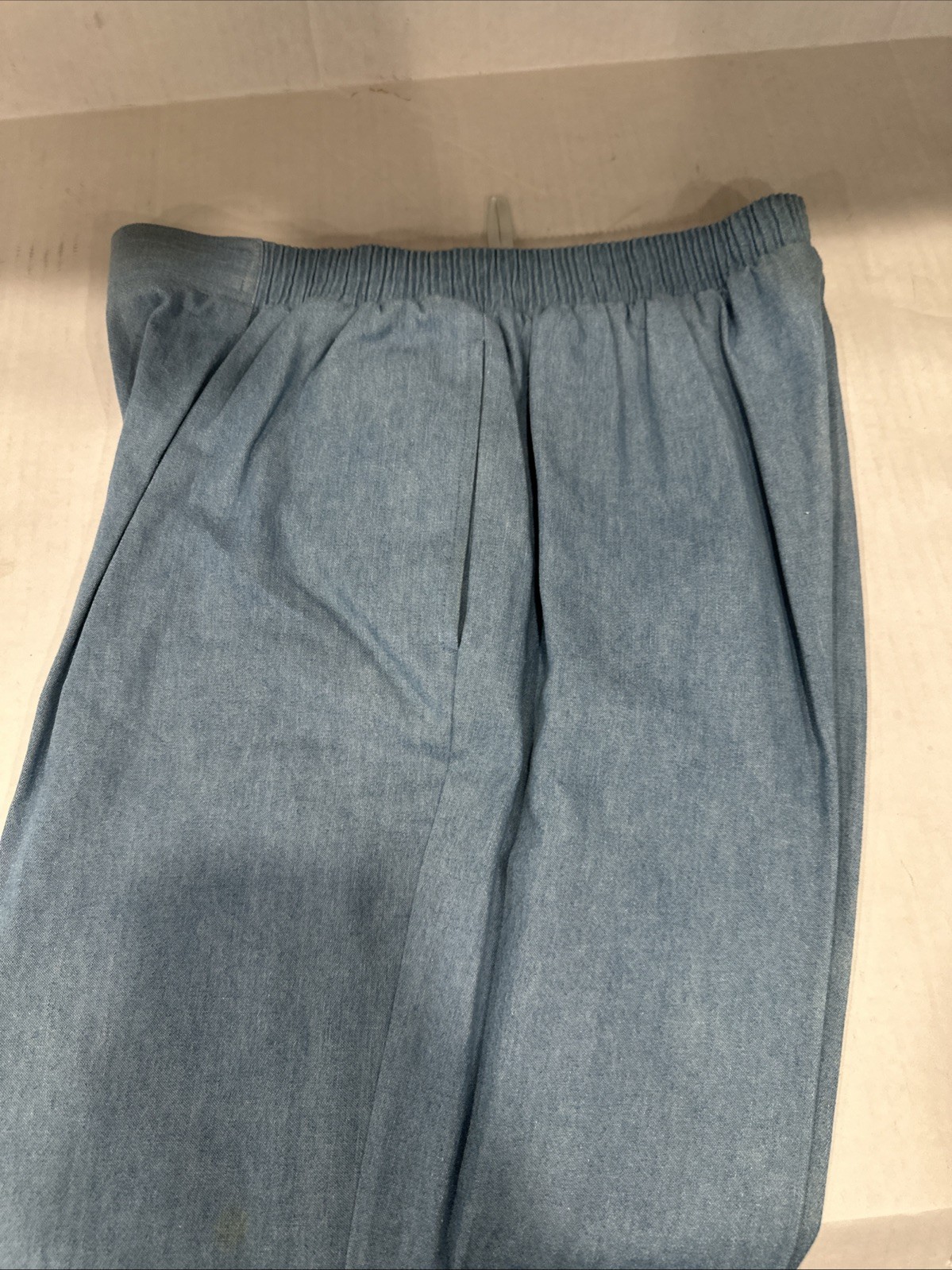 VTG Women’s Lim’s Blue 3 Piece Crochet Pants Suit GrannyCore Cotton USA Sz PL