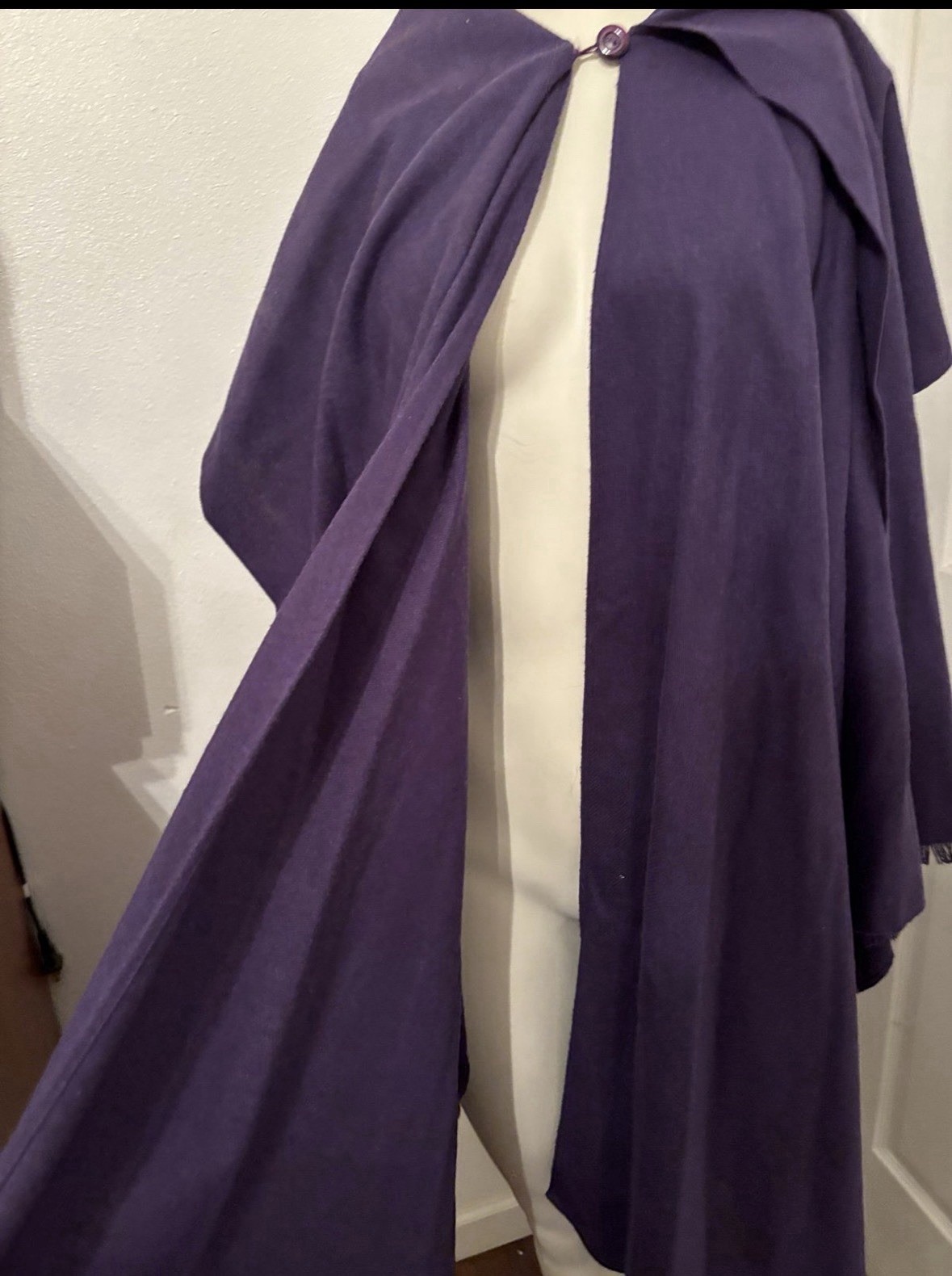 Vintage Wool Blend Cape 1950’s Mademoiselle