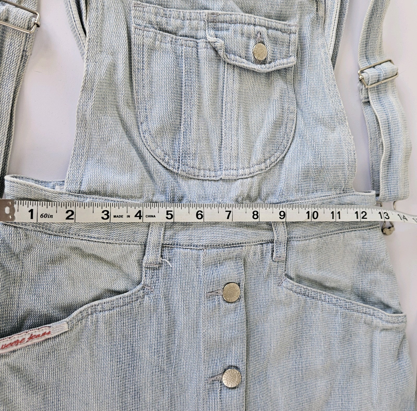 VINTAGE 80s 90s SQUEEZE JEANS OVERALLS WITH SKORT DENIM ROMPER Boho Hippy Grunge