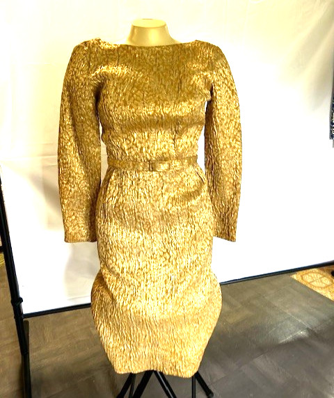 Lee Richard Fashion Vintage Brocade Cocktail Dress
