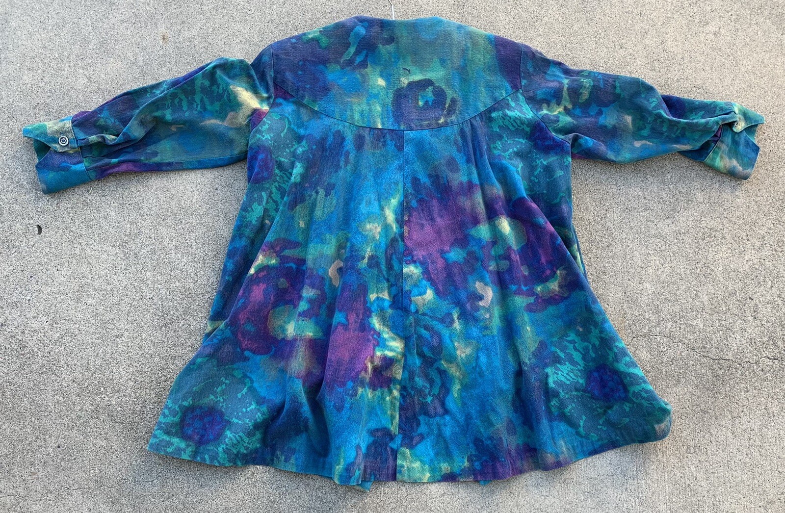 Vintage Nani of Hawaii Playsuit Swimsuit Cover Up Jacket Hawaiian Tiki Aloha