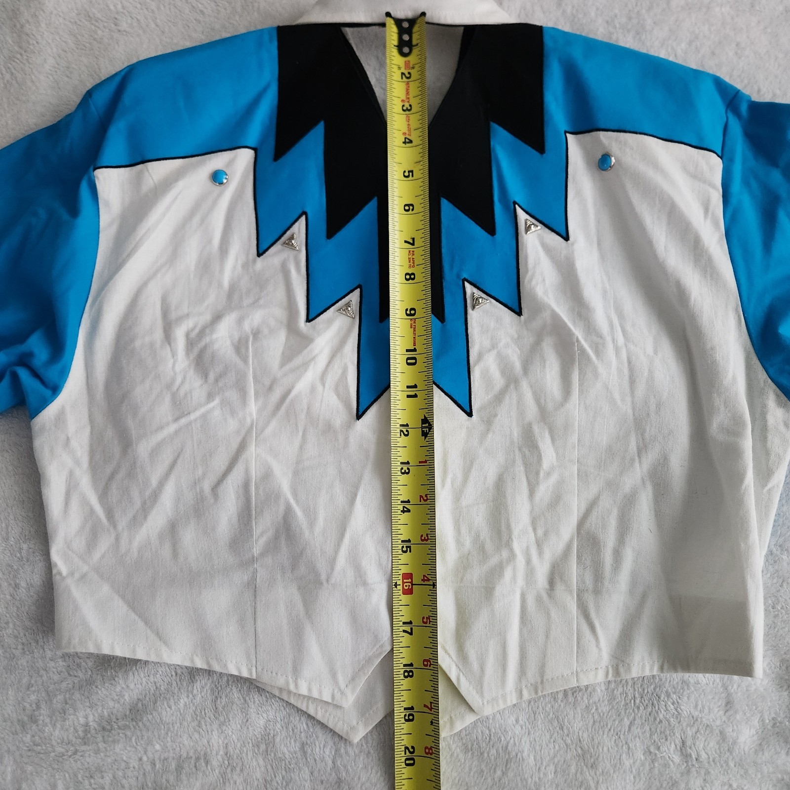 VTG 1849 Authentic Ranchwear Cropped Jacket Womens M Burgundy Teal Rodeo USA