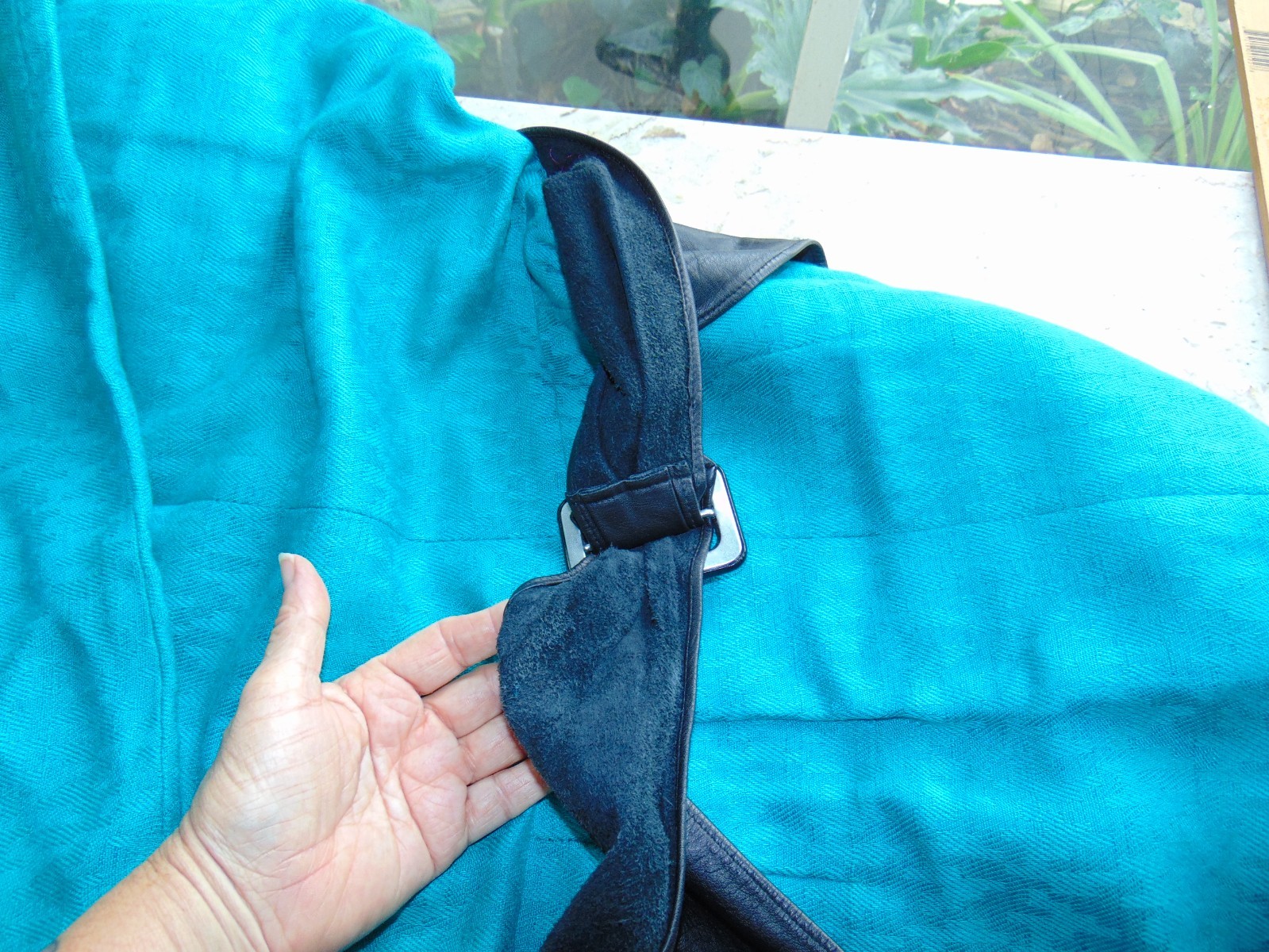 Vintage 80s NAFTA – LINE Dress France Fitted Secretary Geek Green Black 38/8 US