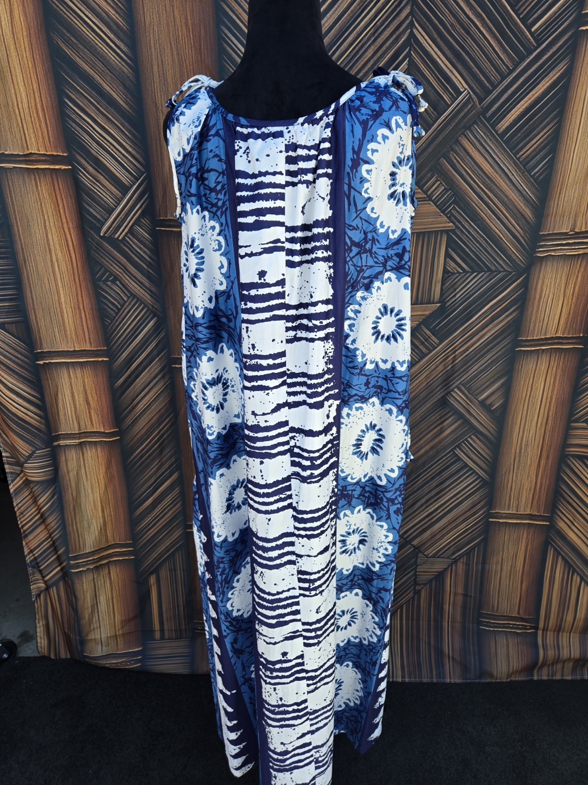 Vintage Waltah Clarke’s Hawaiian Aloha Maxi Dress 6010