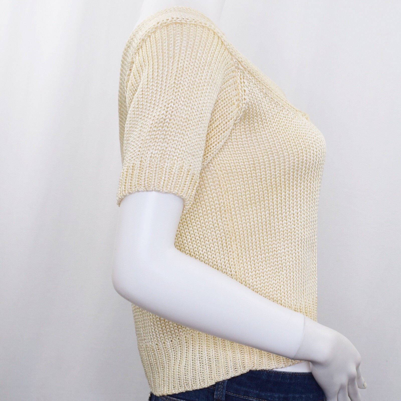 Vintage Grizia Maglia Women’s Size 40 / US L Cream Knit Top