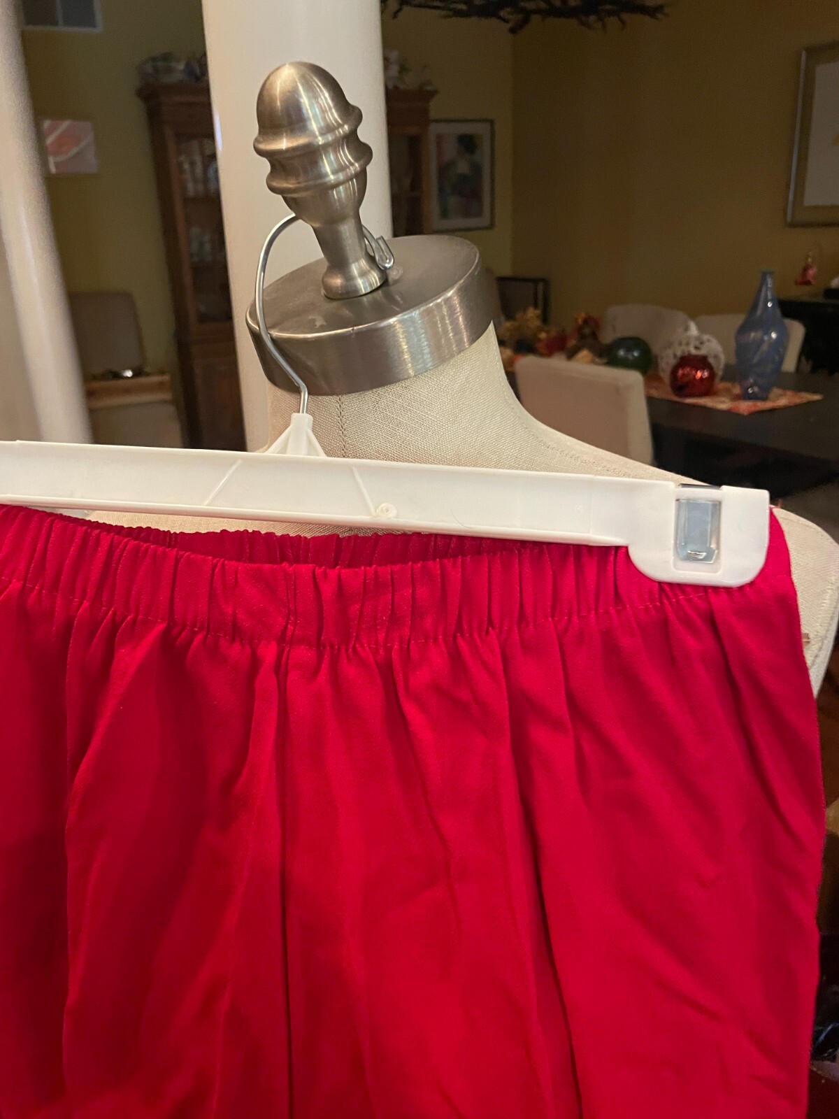 Vintage Michael Blake 2 Piece Suit sz 10 Red pant suit 80s 90s Shoulder Pads
