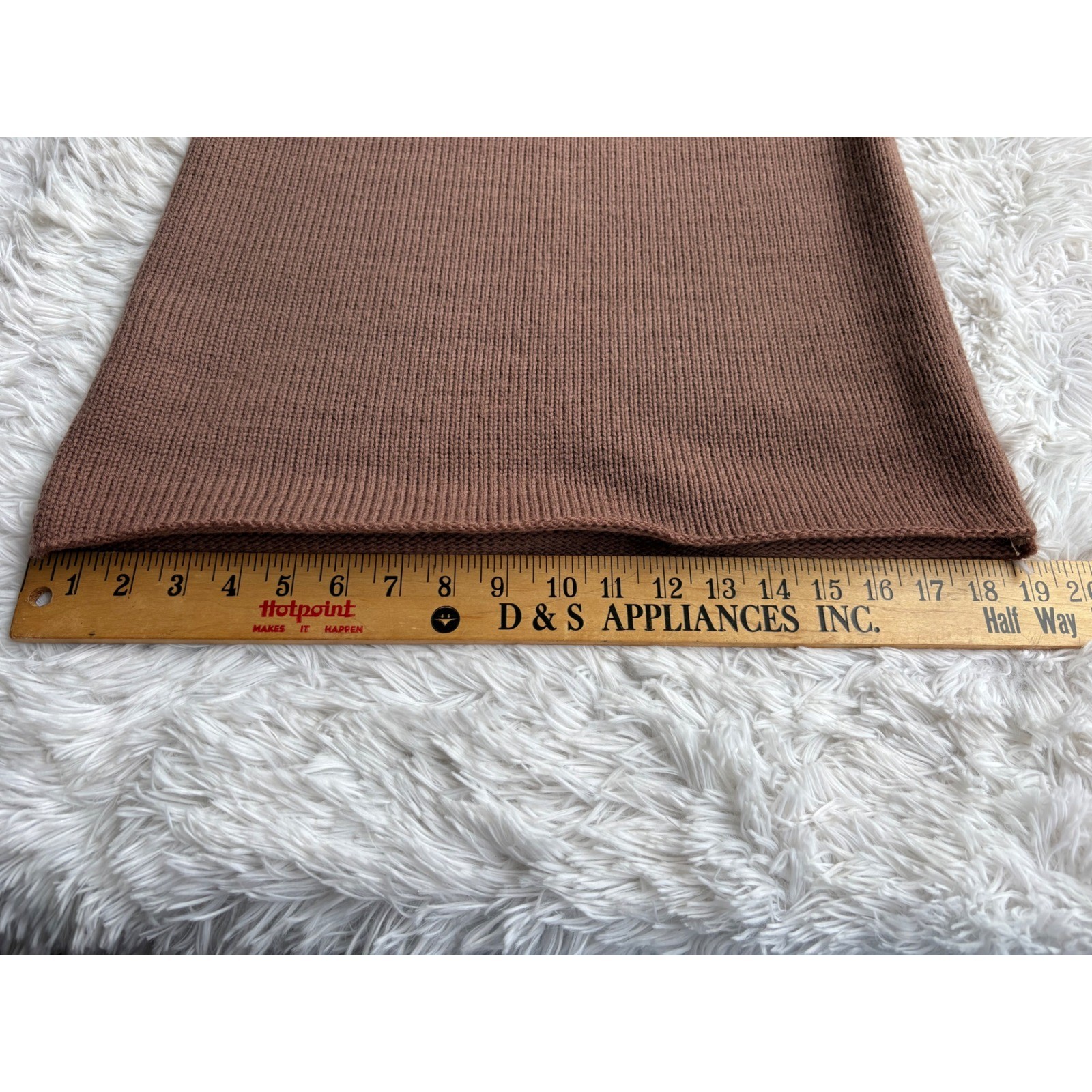 Vintage 60s 3 Piece Knit Skirt Suit Brown Blue Cardigan Shell Mod Jackie O