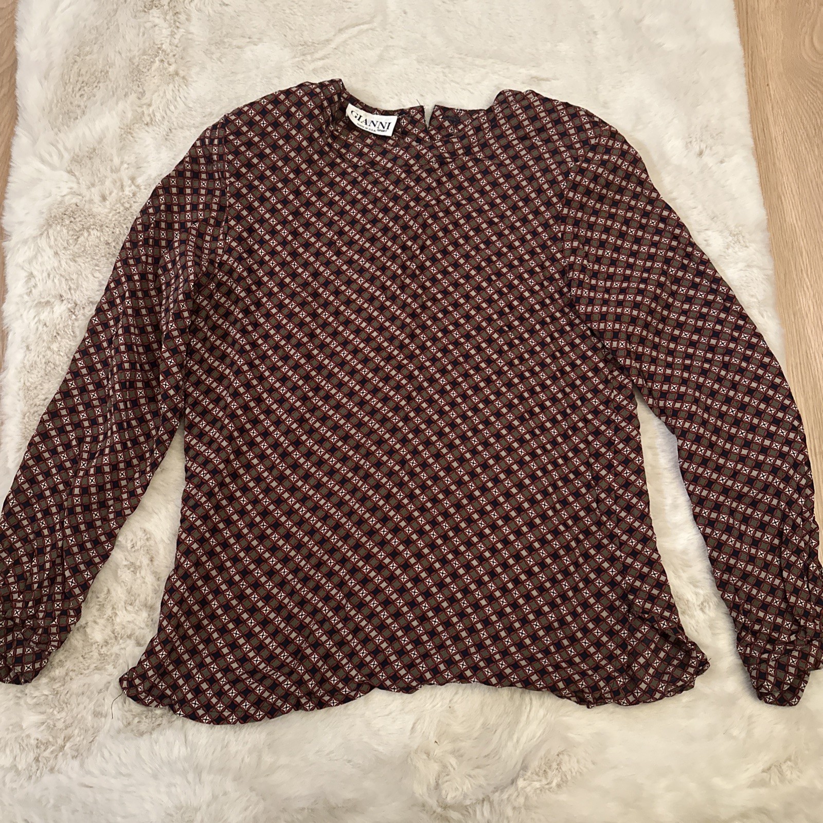 Vintage 1990’s American Made Gianni Sport Women’s Size 10 has shoulder pads