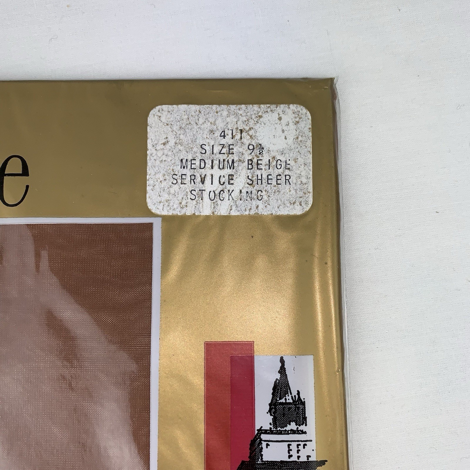 2 Pairs of Vintage Park Avenue Sheer Nylon Stockings Medium Beige Size 9 1/2