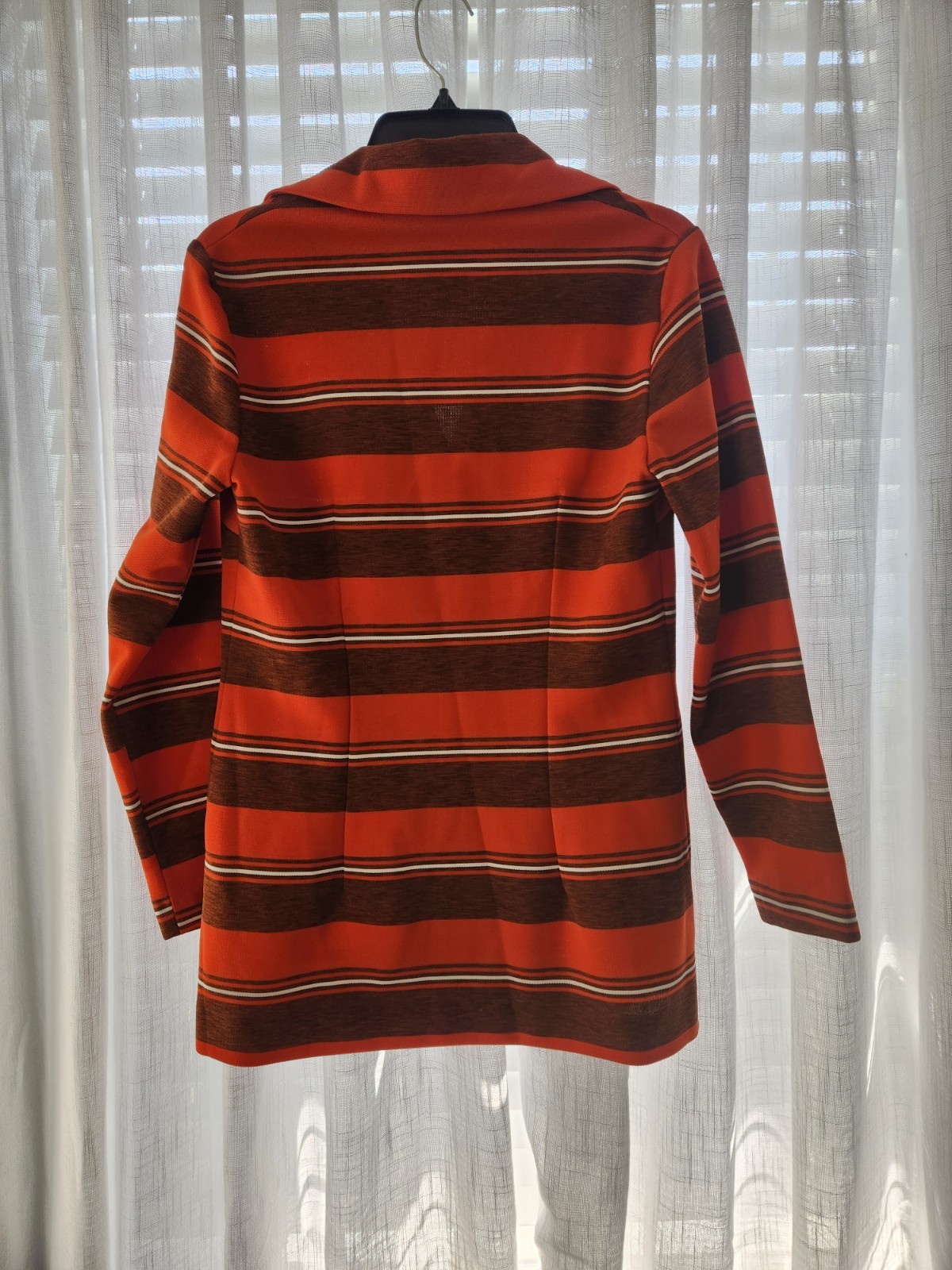 Vintage 70s Donovan Galvani Striped Jacket, Size Estimate Small
