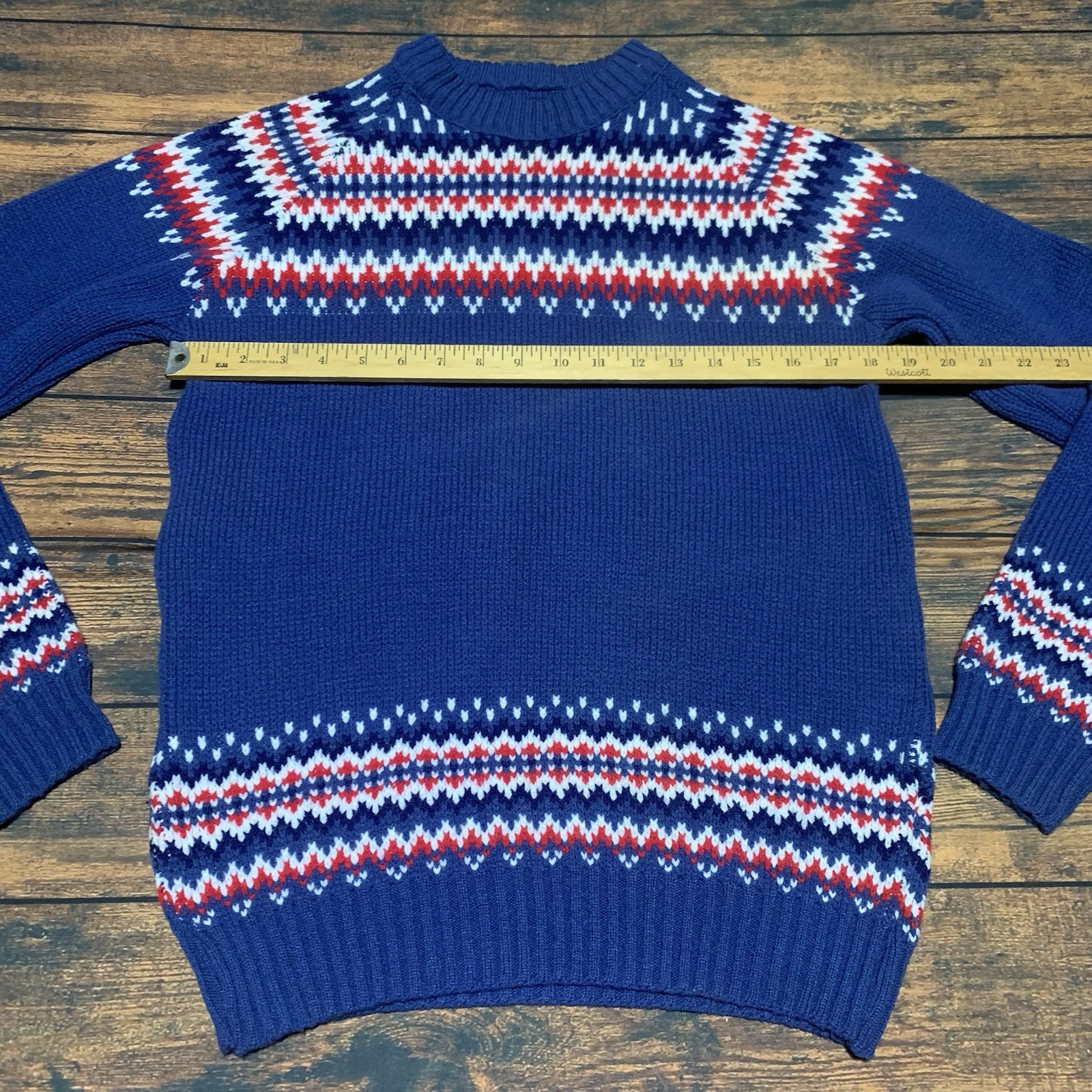 vintage jersild sweater Size 42 Women’s Red White & Blue Made In USA