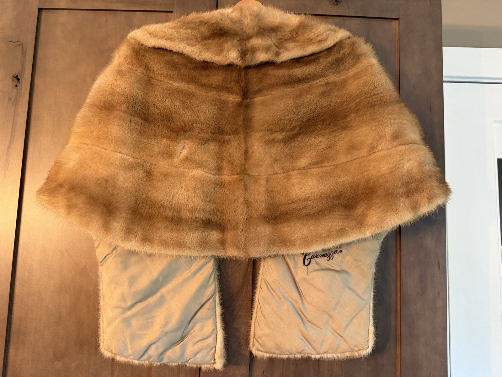 Vintage Mink Shrug Cape