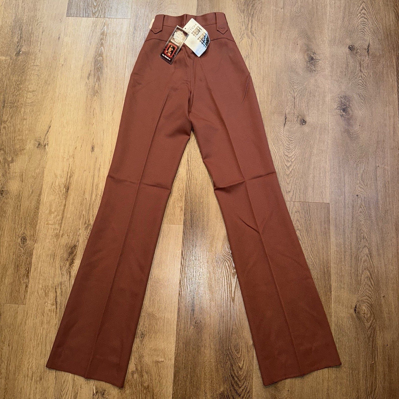 Vtg Circle S Pants Kenny Rogers Womens 4 Western Flare Leg 70s Rockabilly NOS