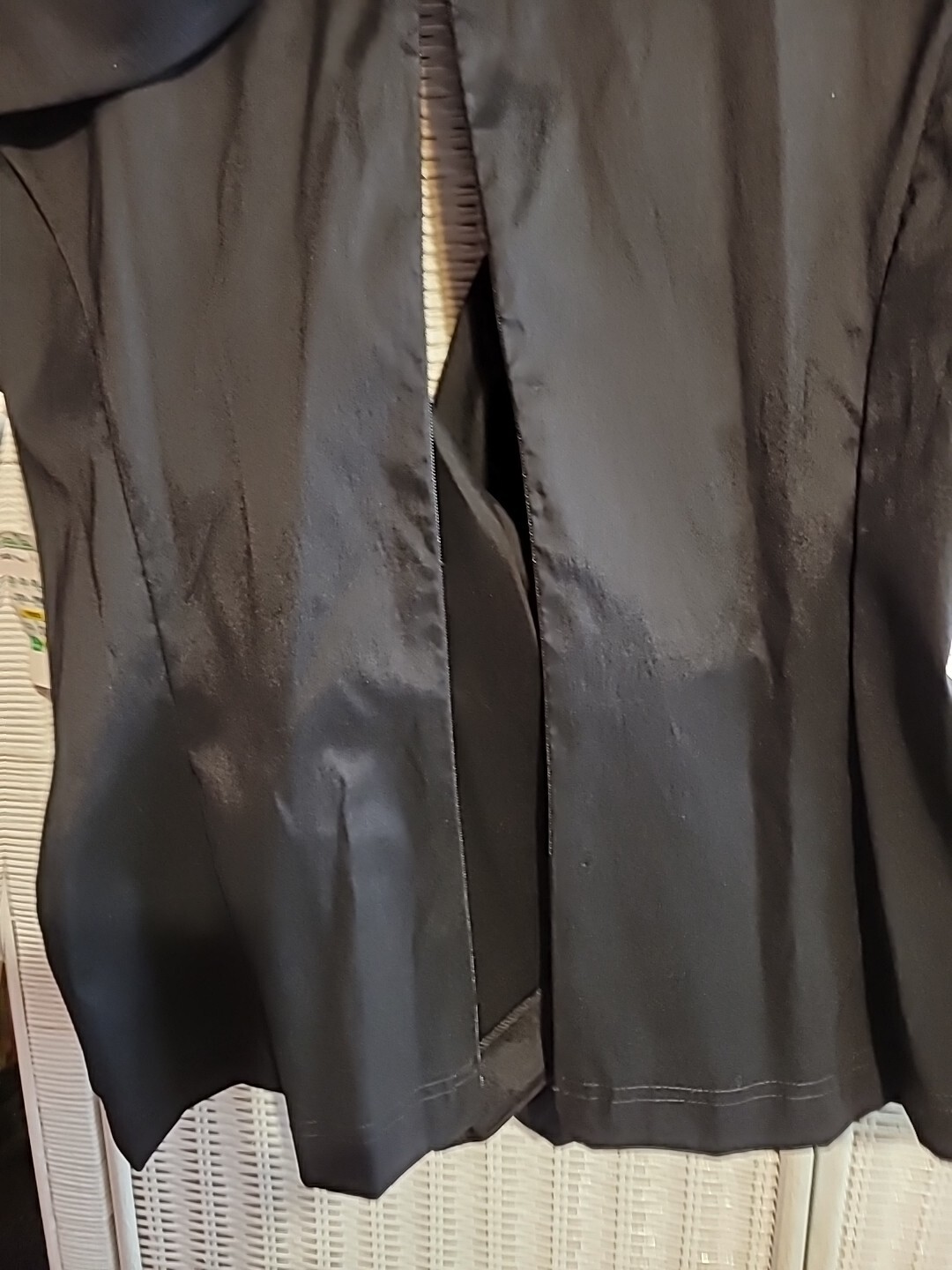 Vintage Jackie Jon New York black sleeveless formal OS blouse Women’s Size 8 NWT
